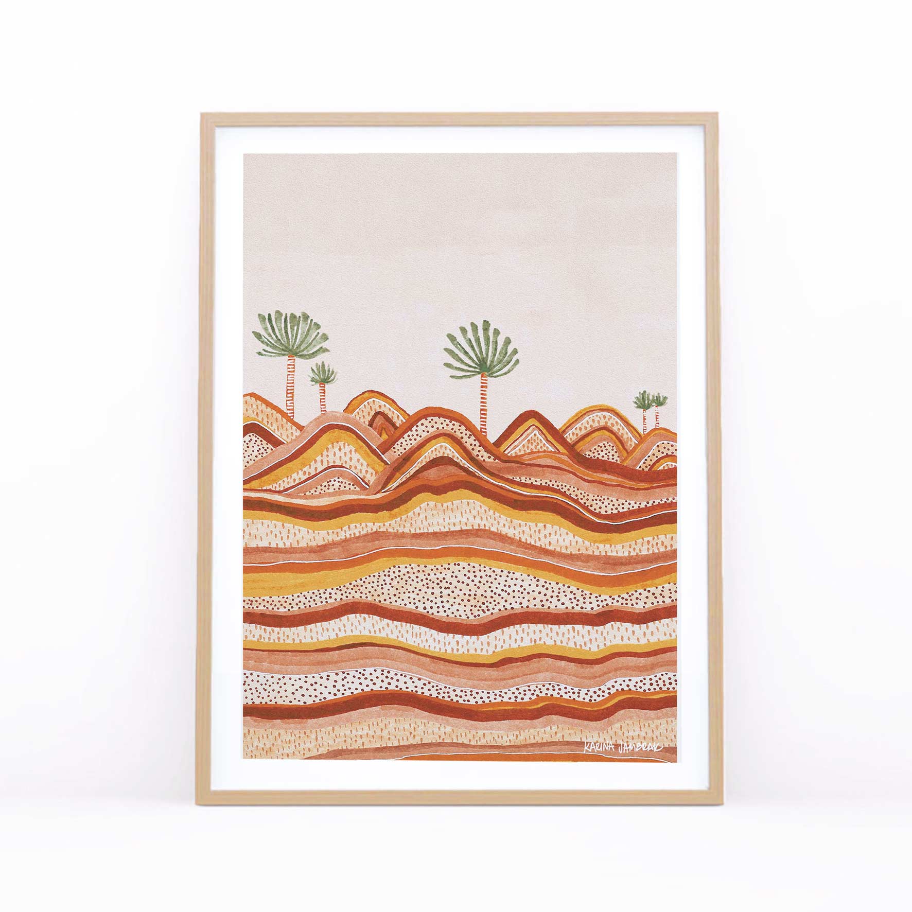 Contoured Lands Fine Art Print