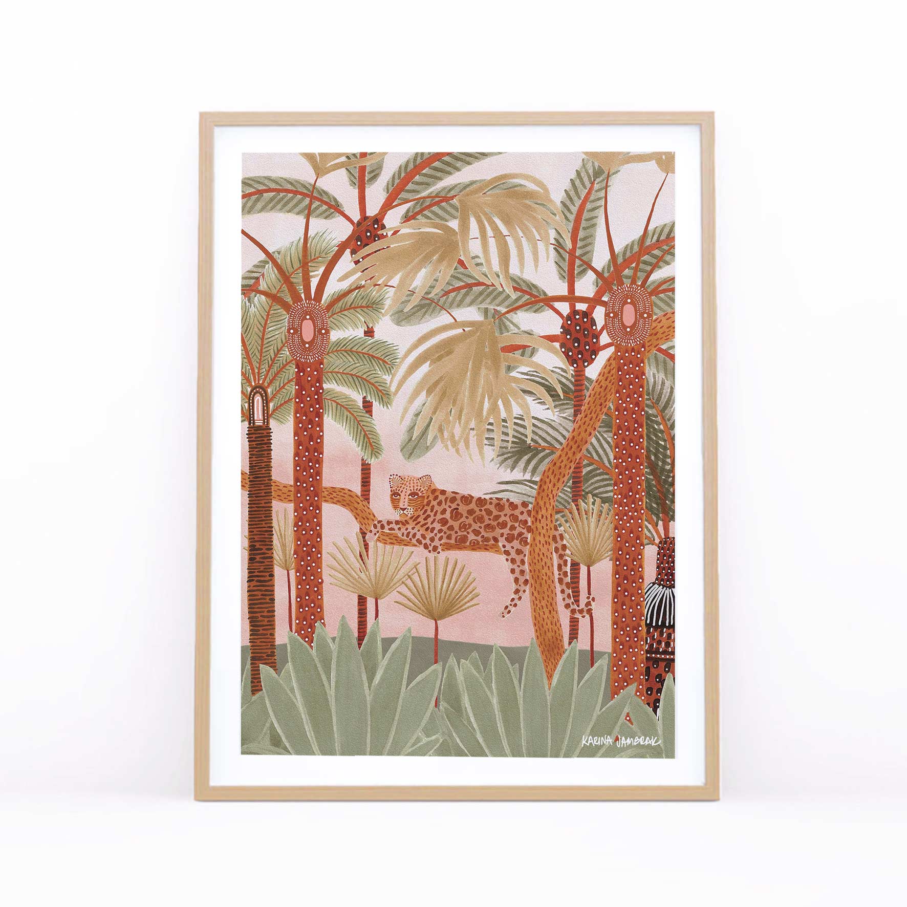 Lilah The Leopard Fine Art Print