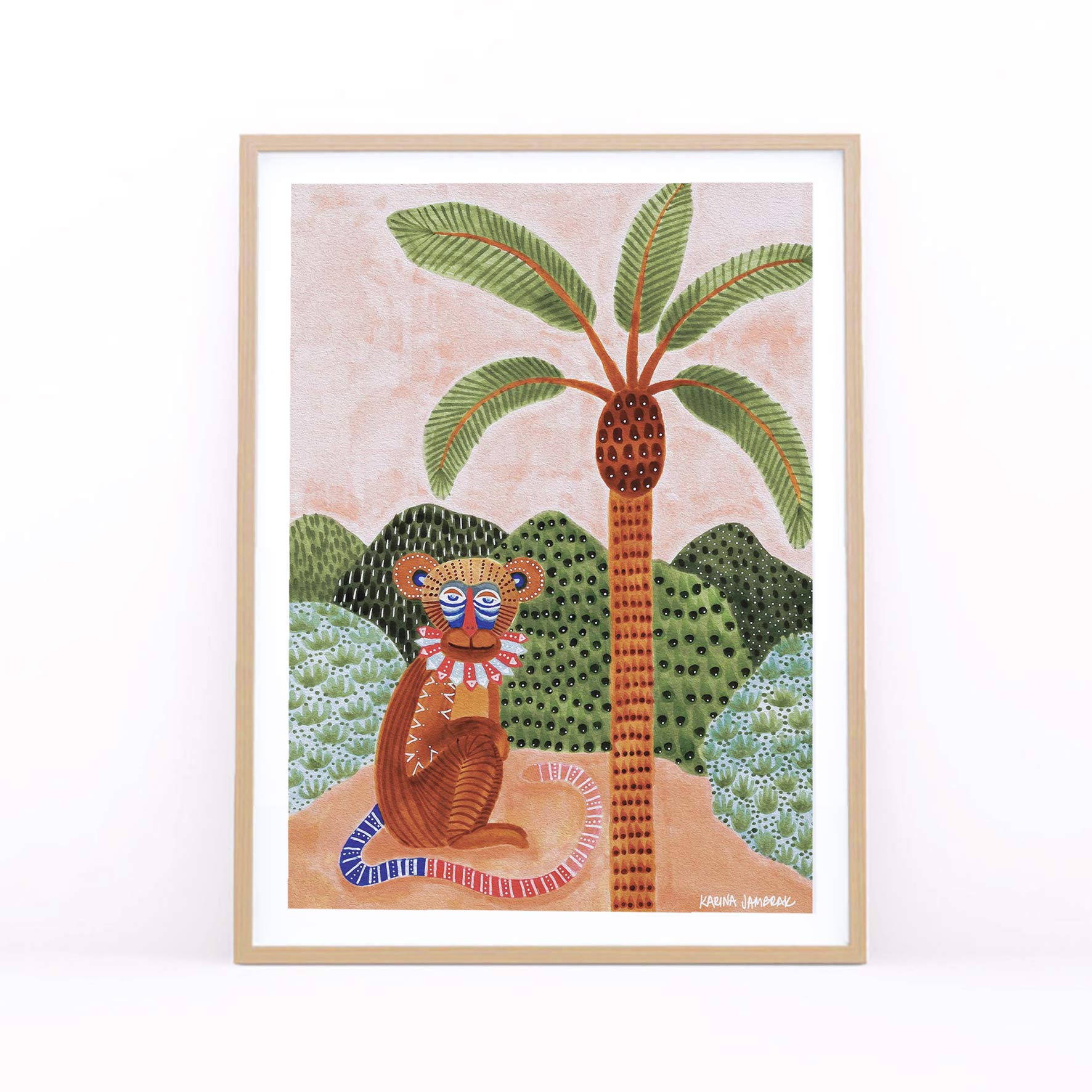 Mekhi The Monkey Fine Art Print