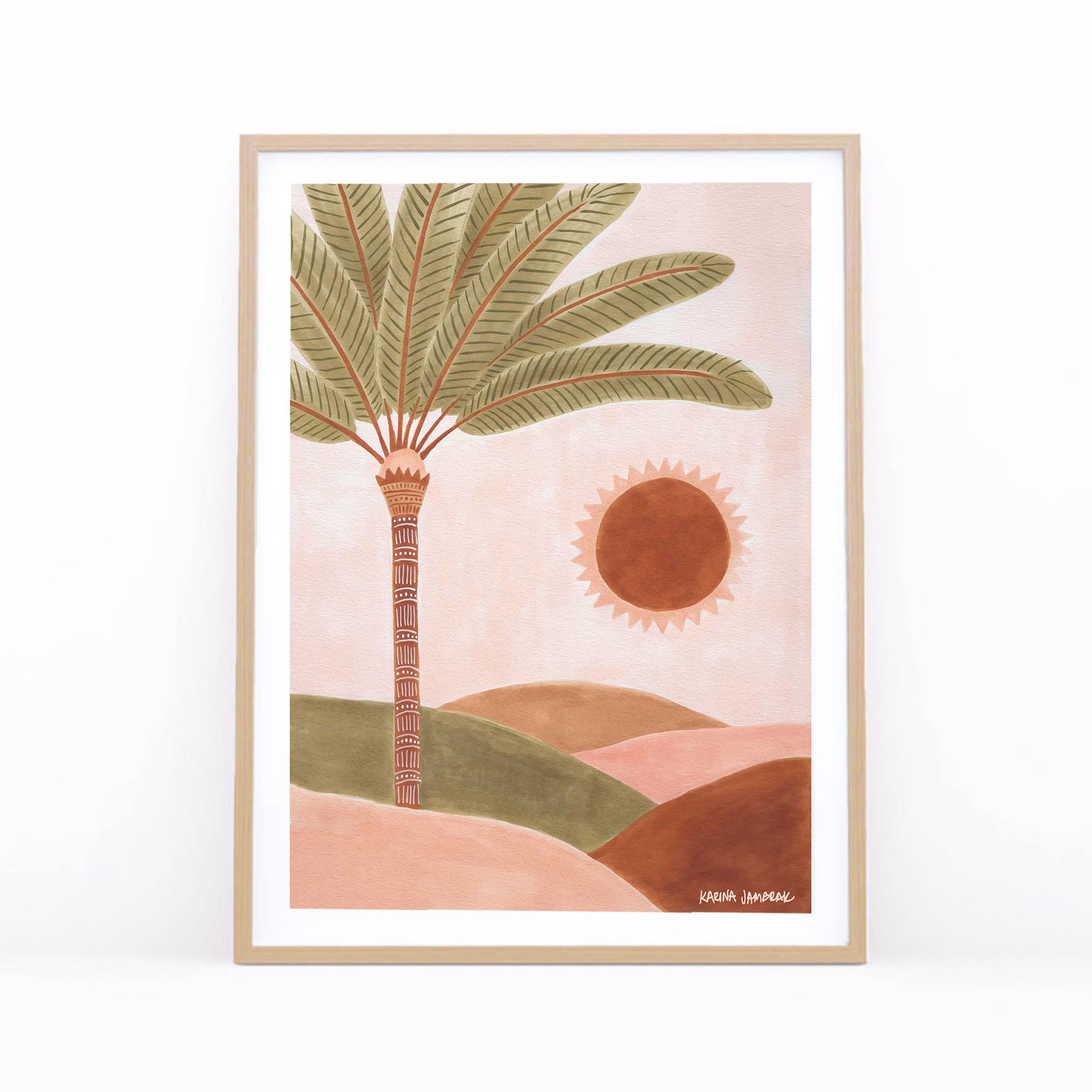 The Pared Palm Fine Art Print