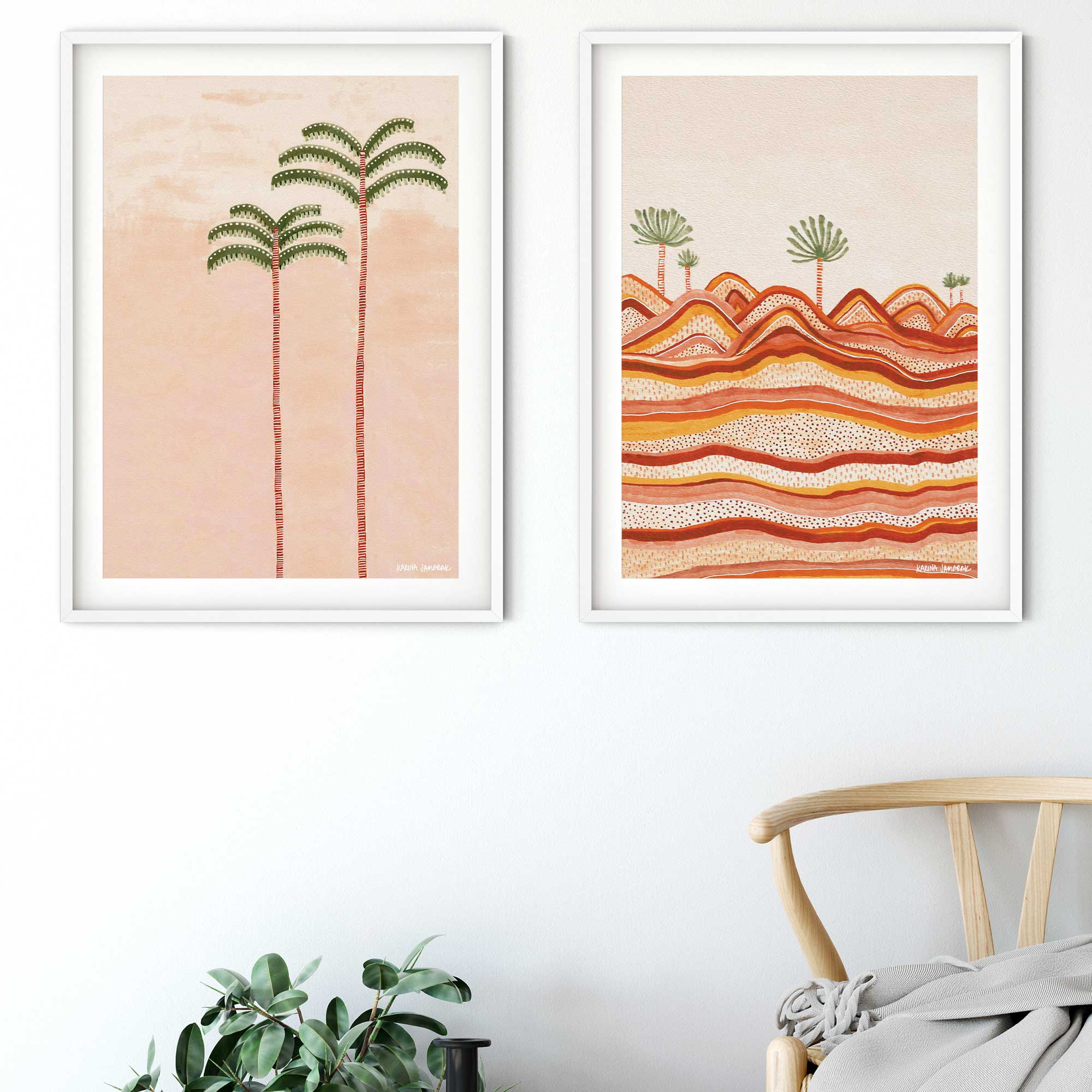 Contoured Lands Fine Art Print