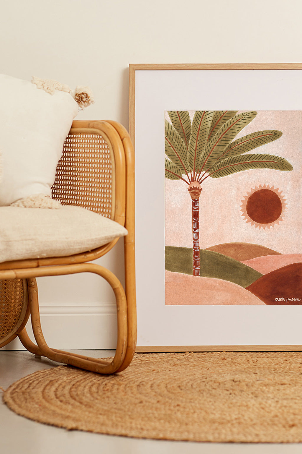 The Pared Palm Fine Art Print