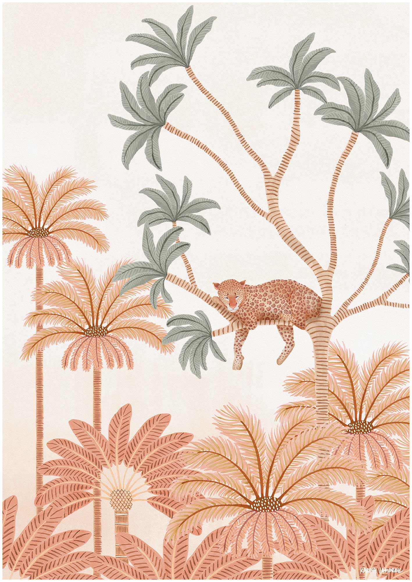 Lulu Leopard Fine Art Print