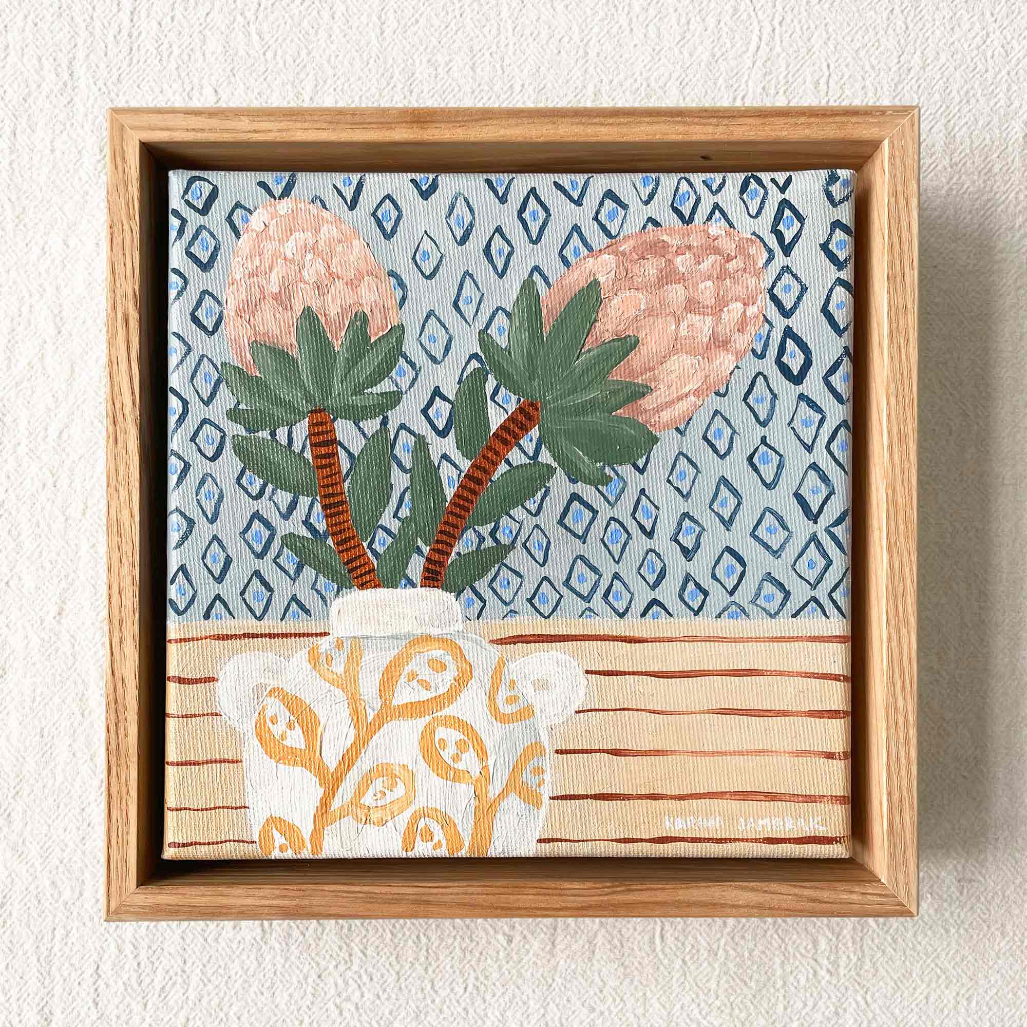 ORIGINAL - Protea in Vase