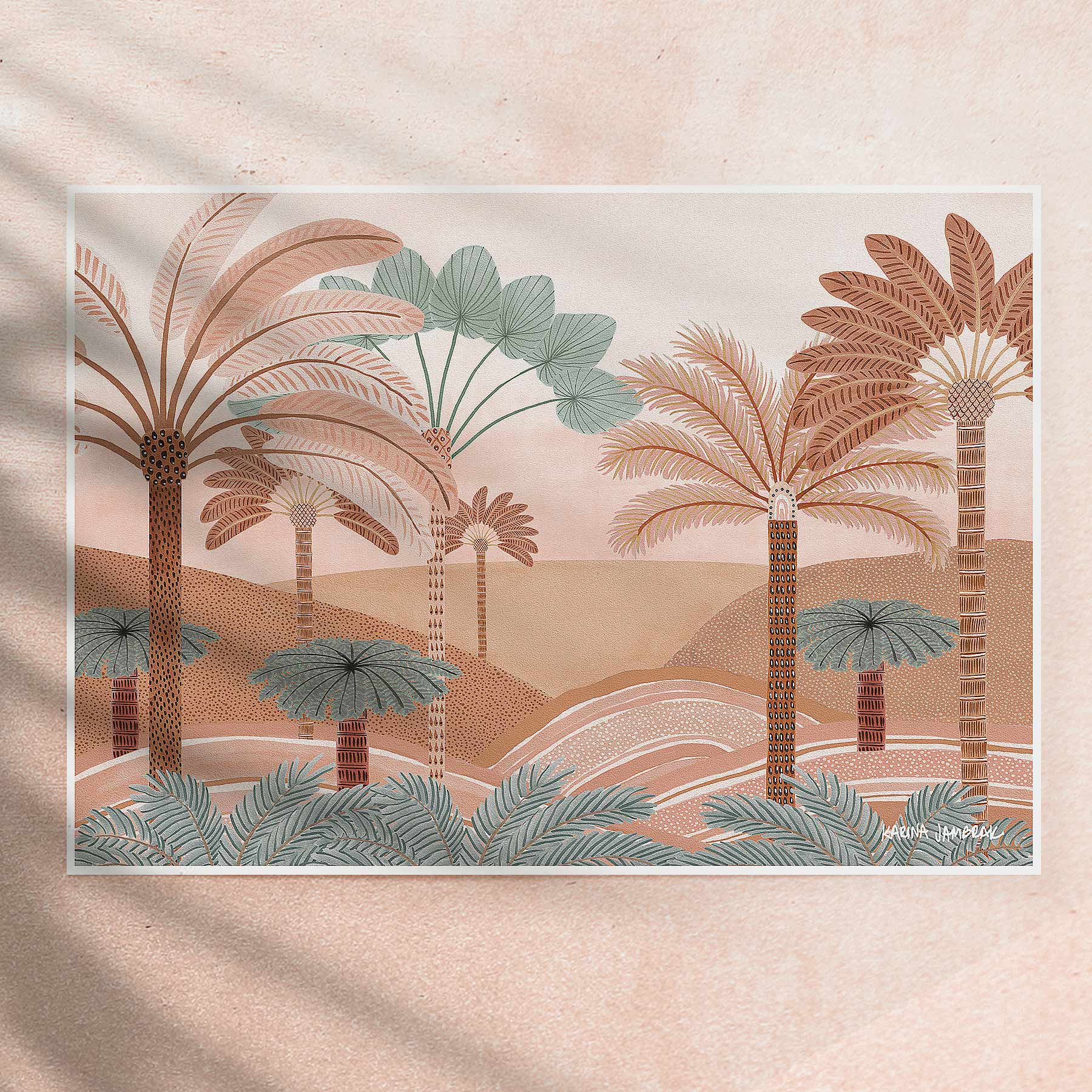 Glistening Lands Fine Art Print