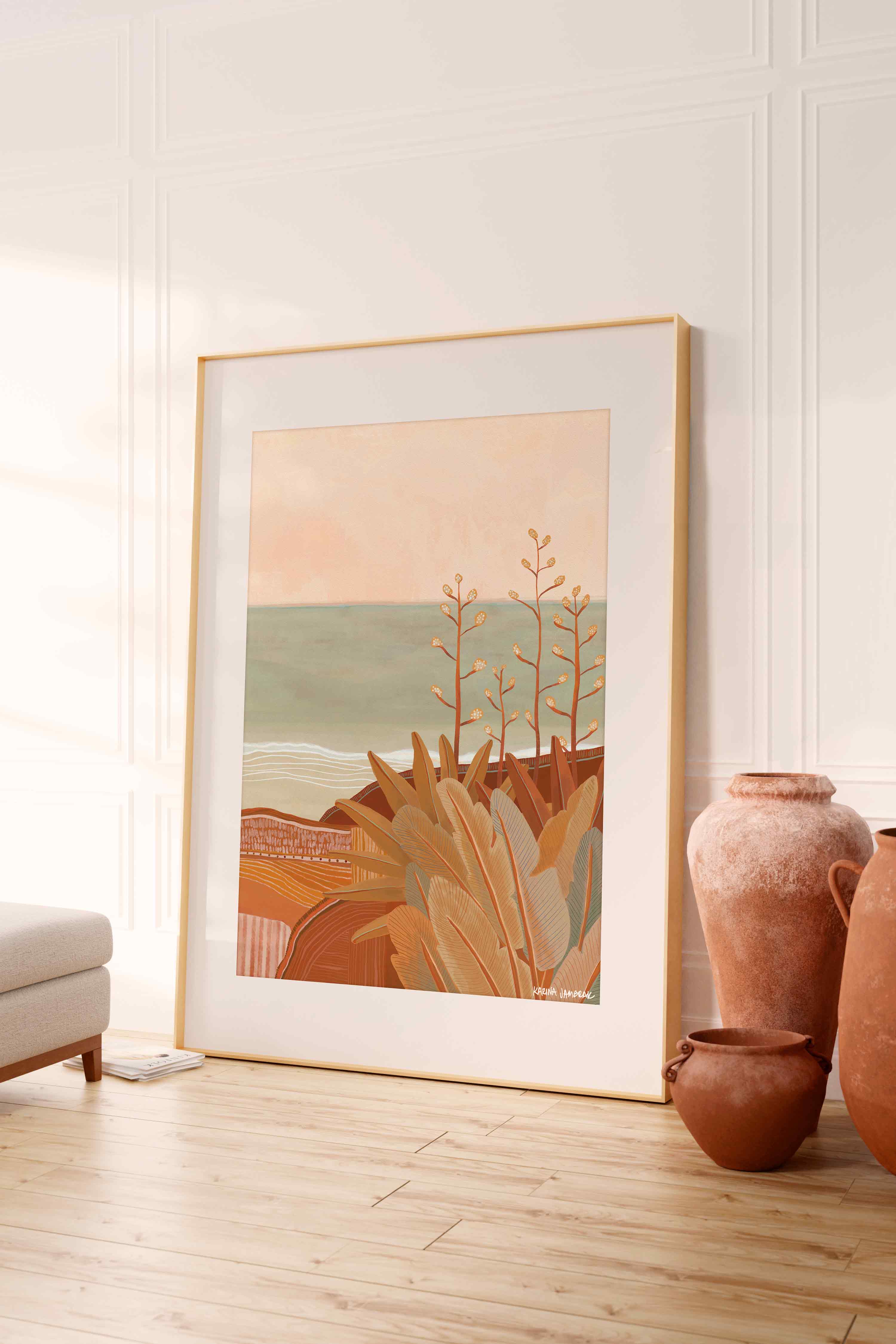 Ocean Walk Vista Fine Art Print