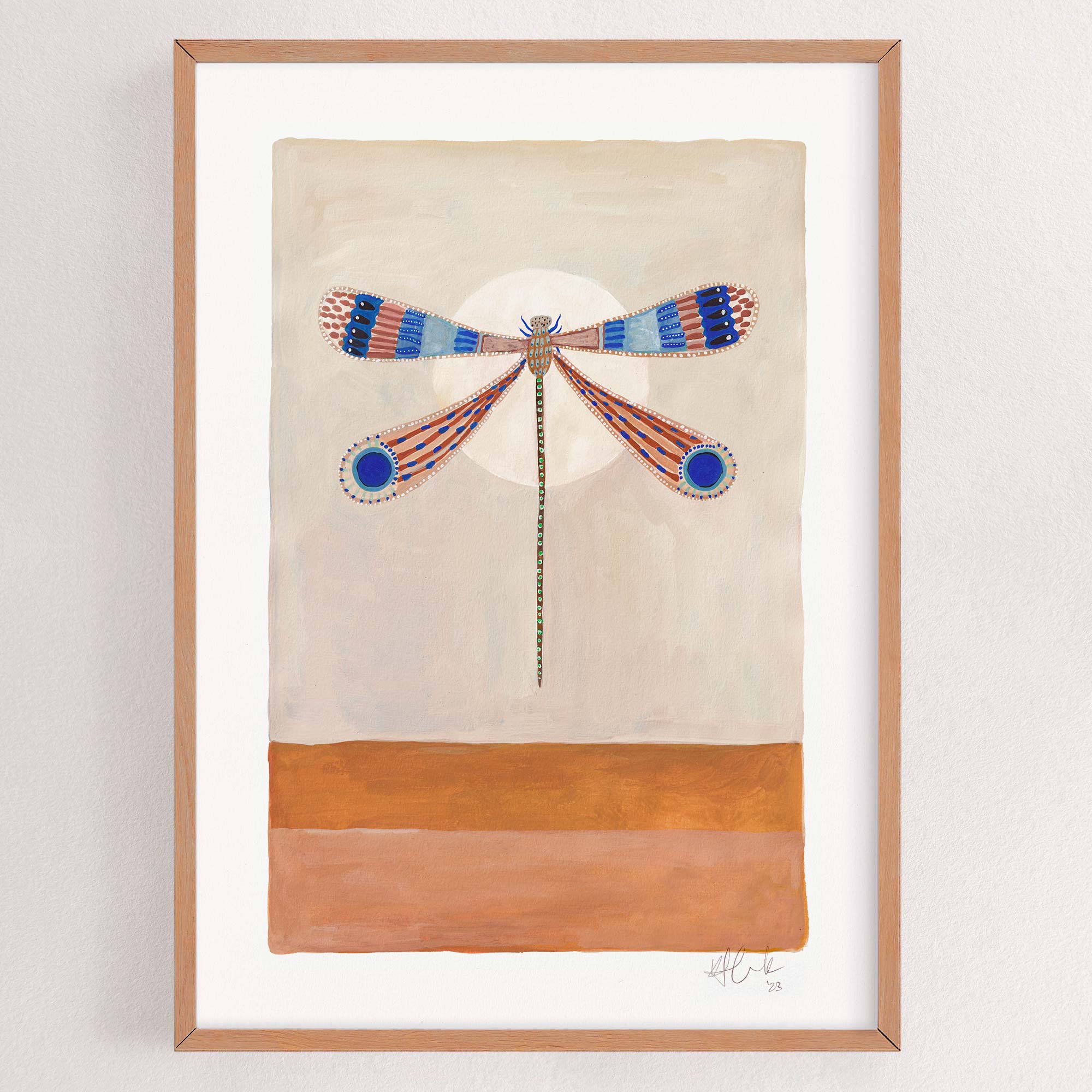 ORIGINAL ART ~ Transformation ~ Dragonfly