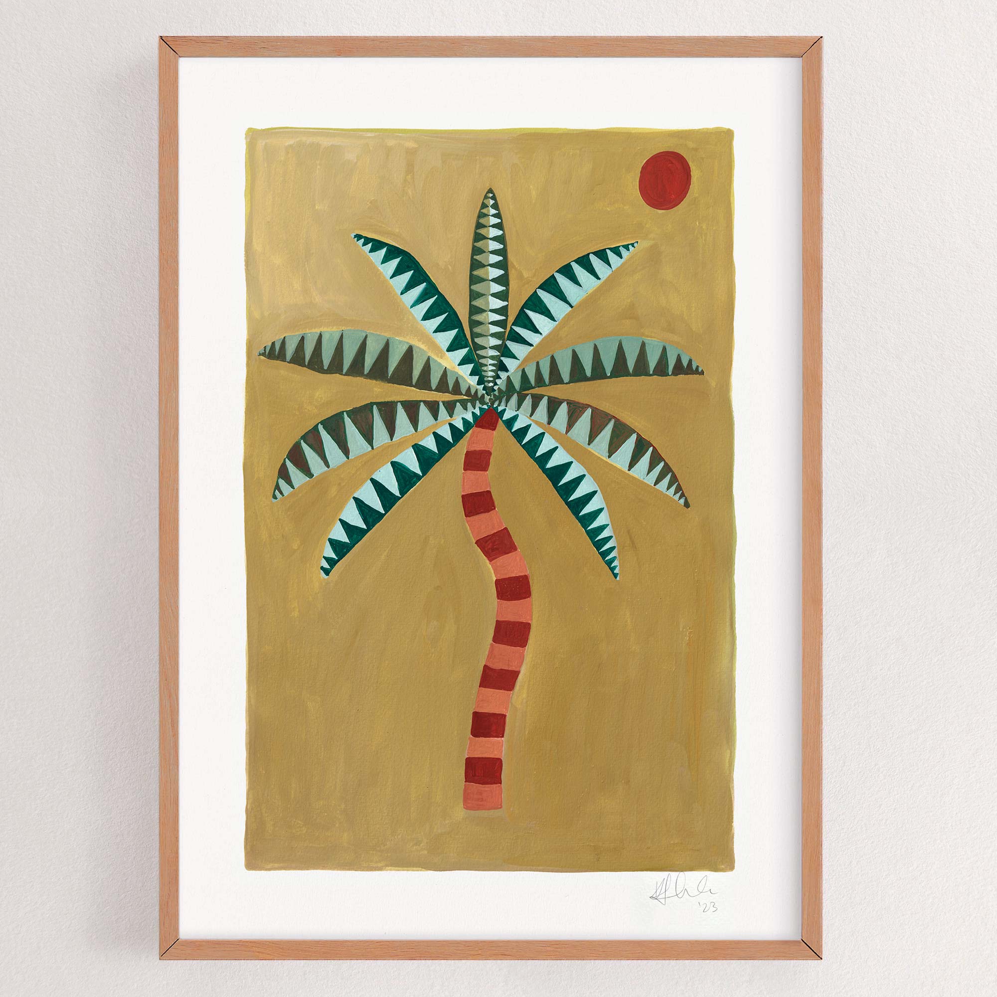 ORIGINAL ART ~ Abundance ~ The Iconic Palm