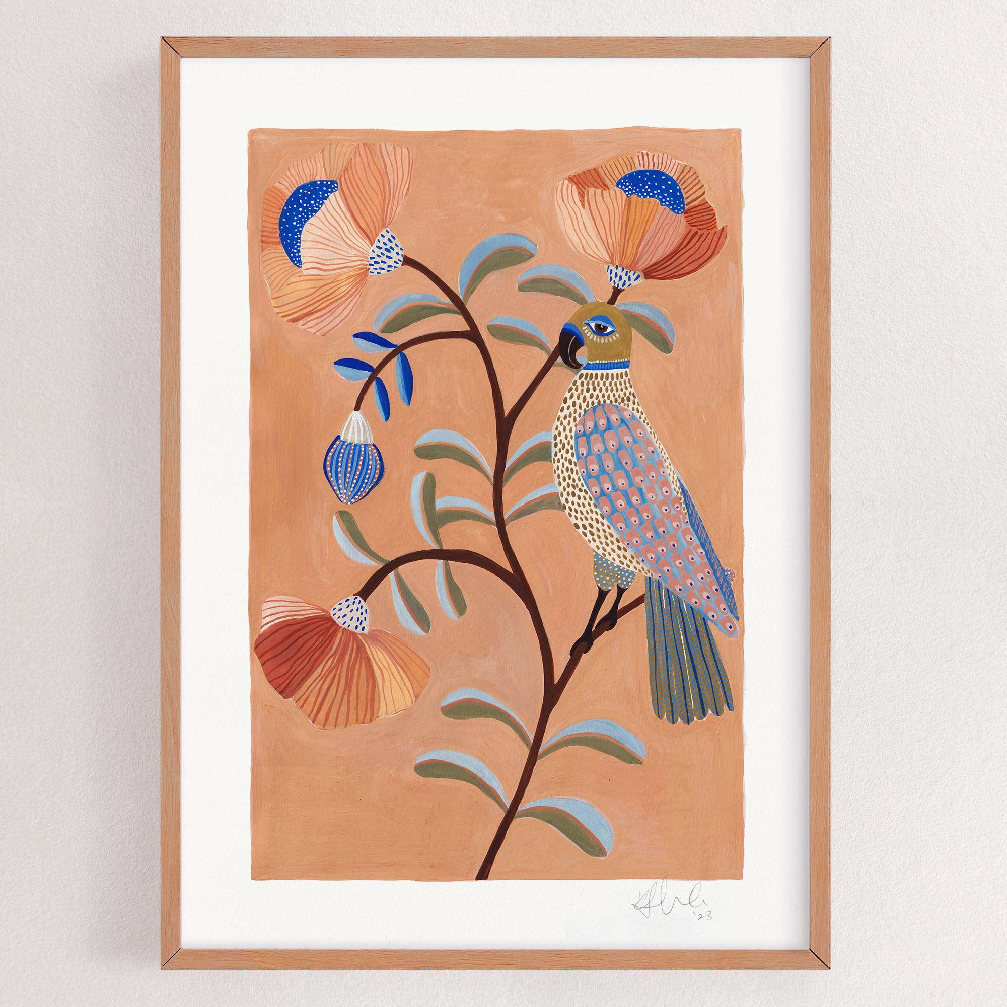 ORIGINAL ART ~ Joy ~ Parrot