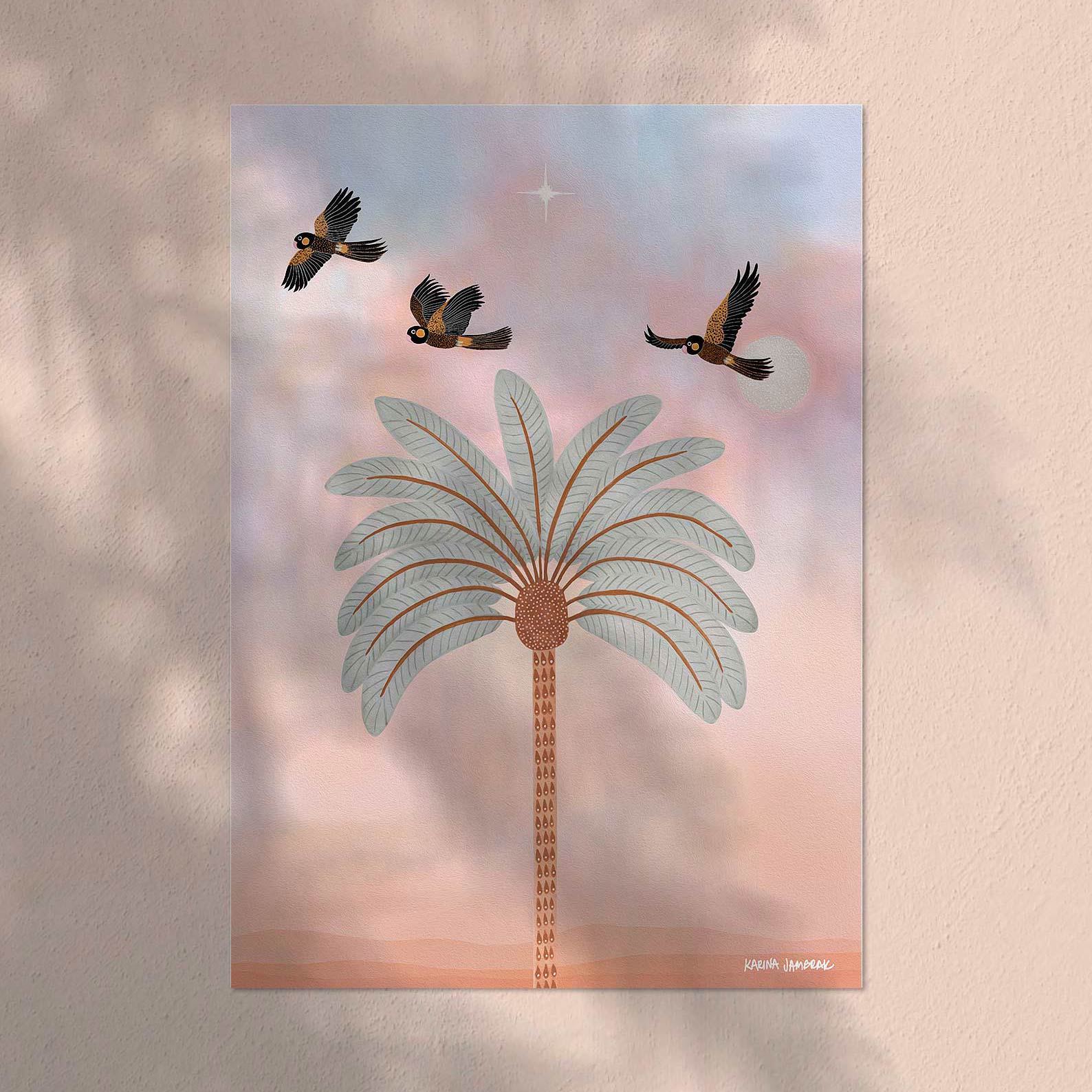 Our Star At Dusk Fine Art Print