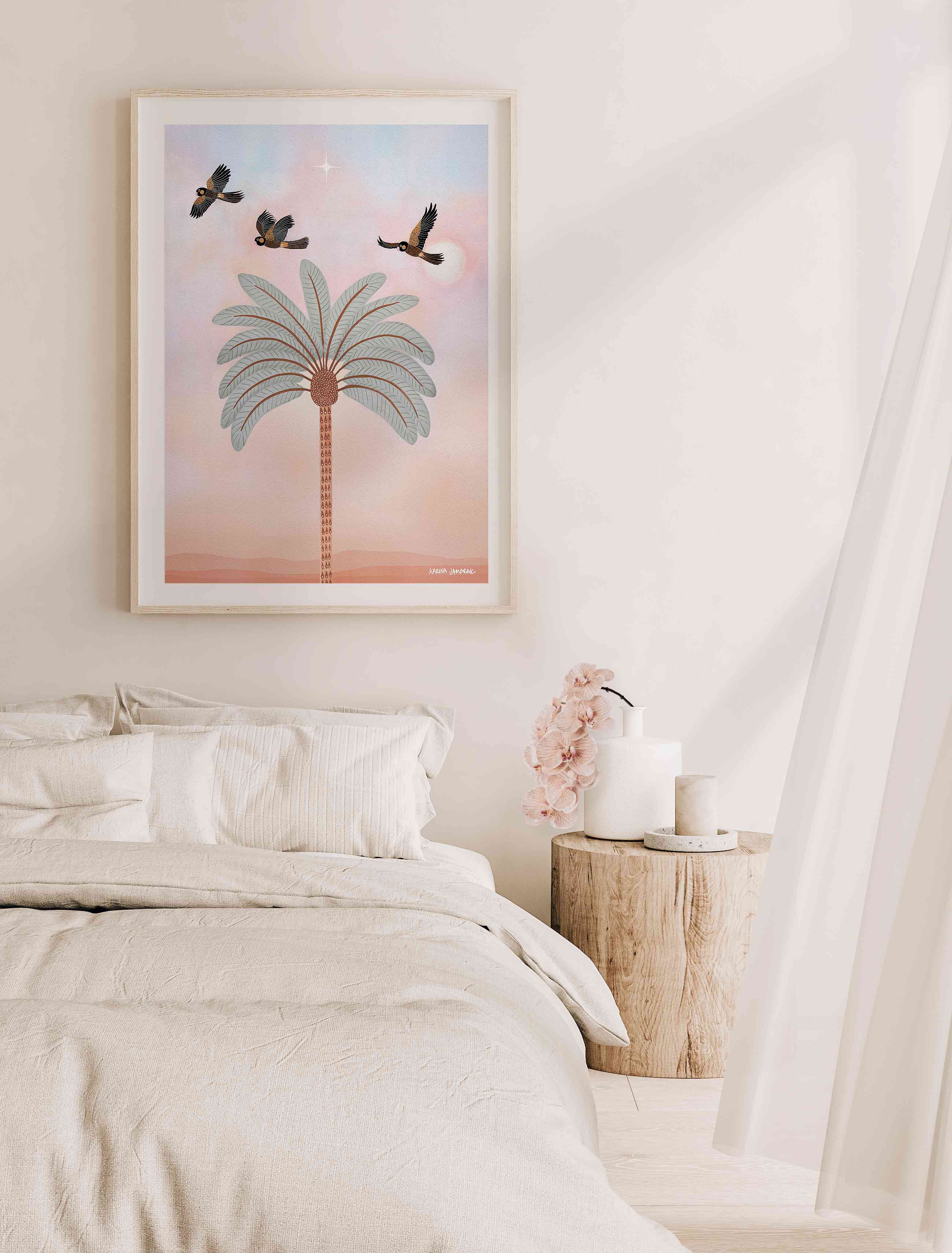 Our Star At Dusk Fine Art Print