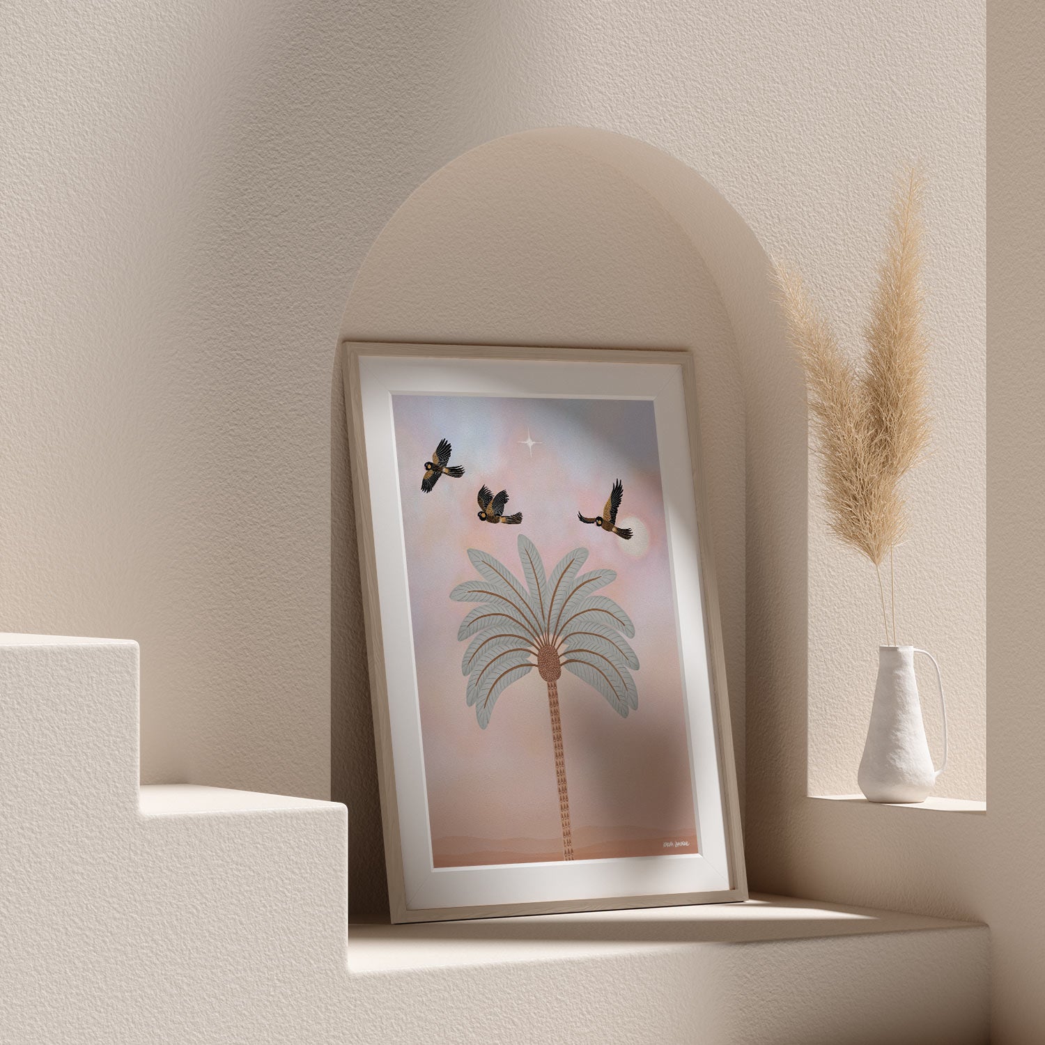 Our Star At Dusk Fine Art Print