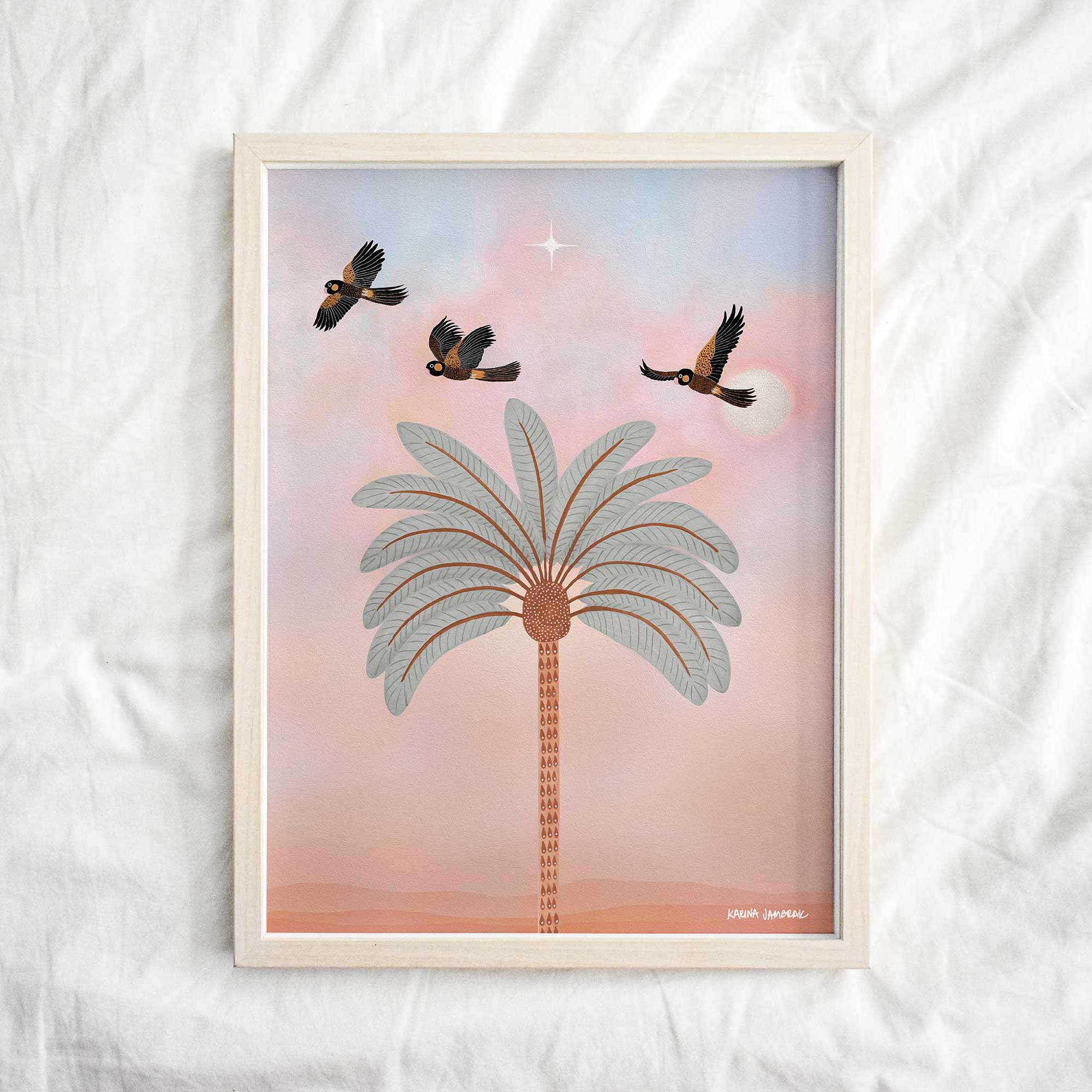 Our Star At Dusk Fine Art Print