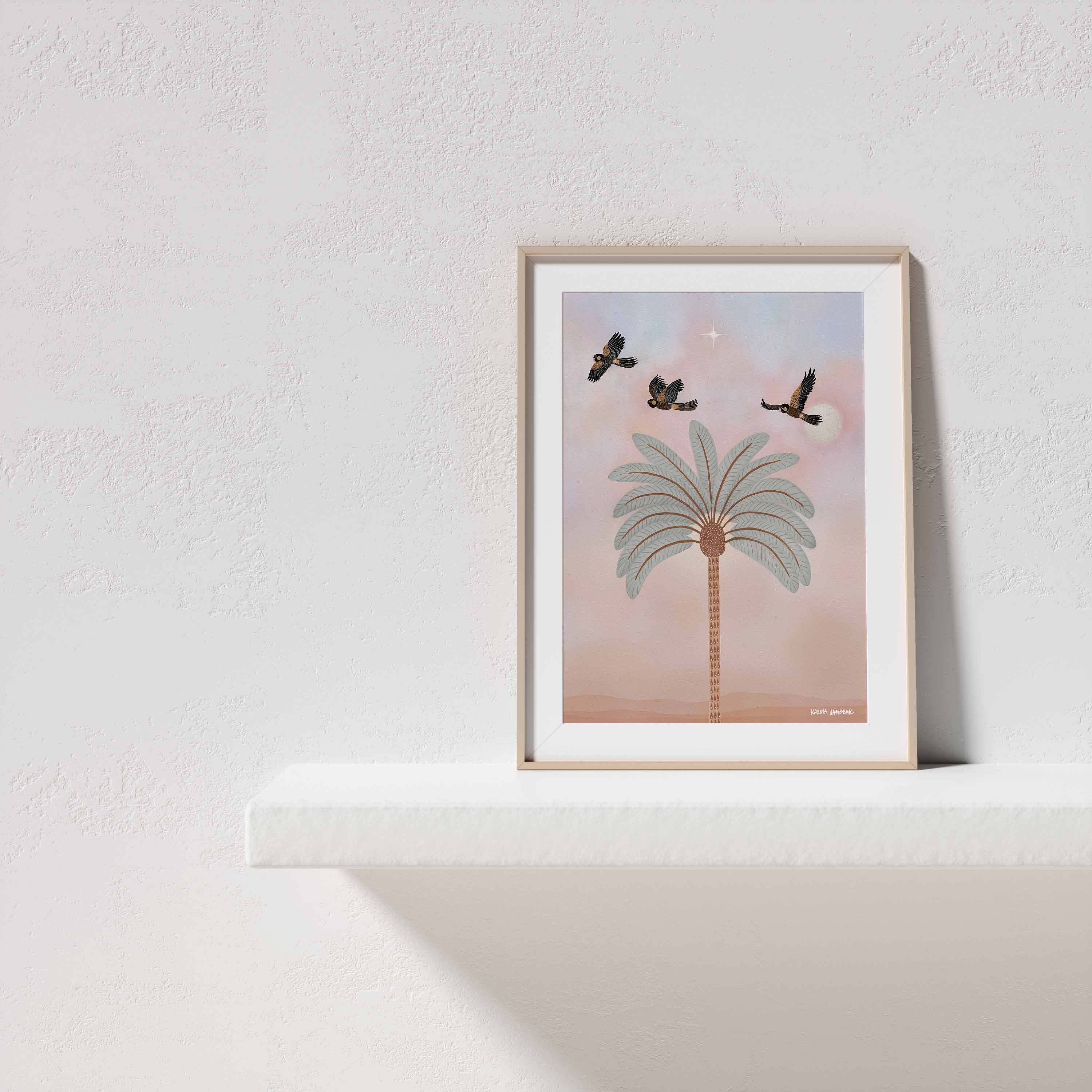 Our Star At Dusk Fine Art Print