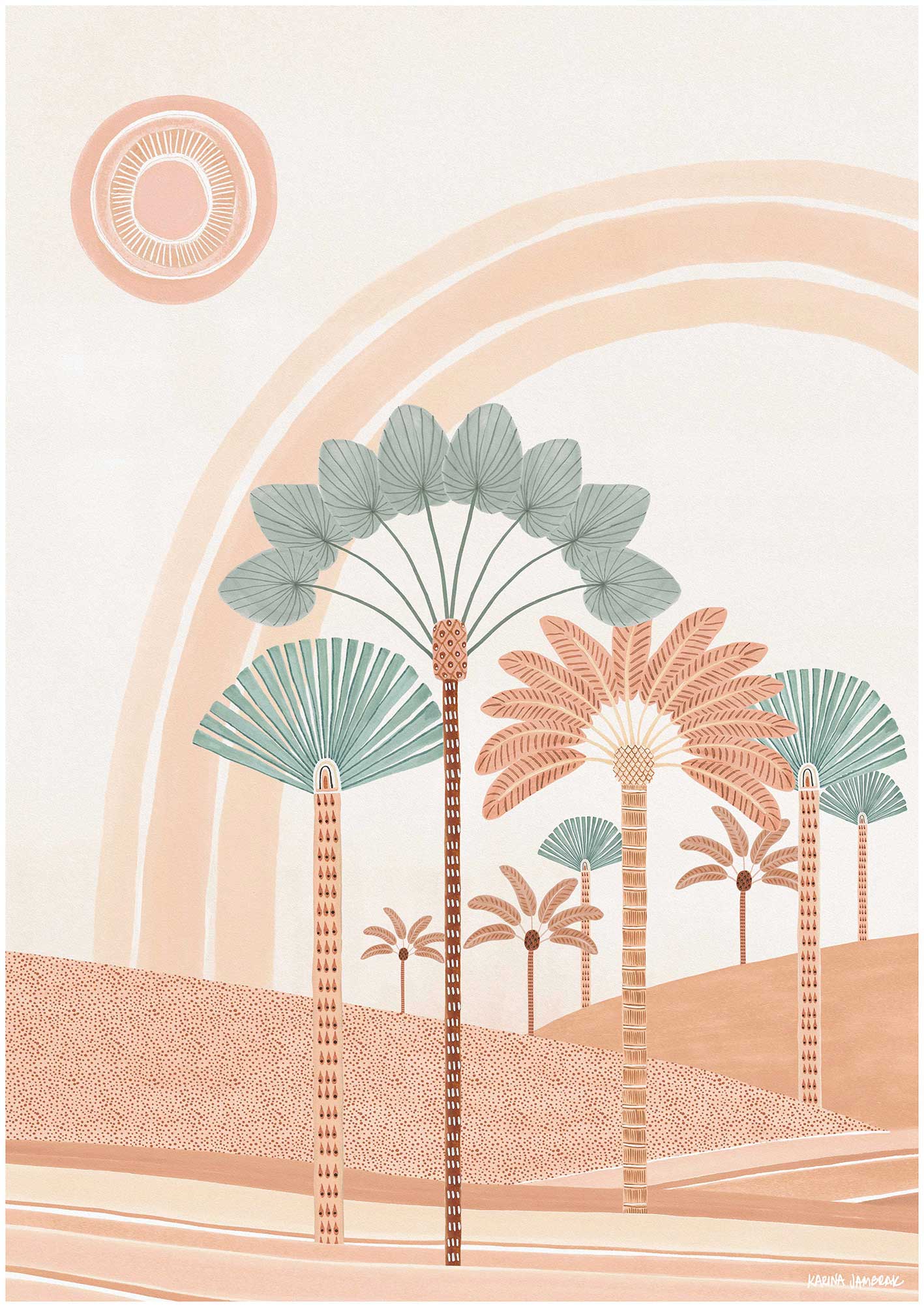 Rainbow Lands Fine Art Print