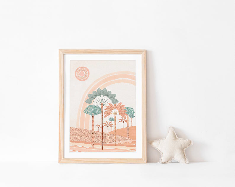 Rainbow Lands Fine Art Print