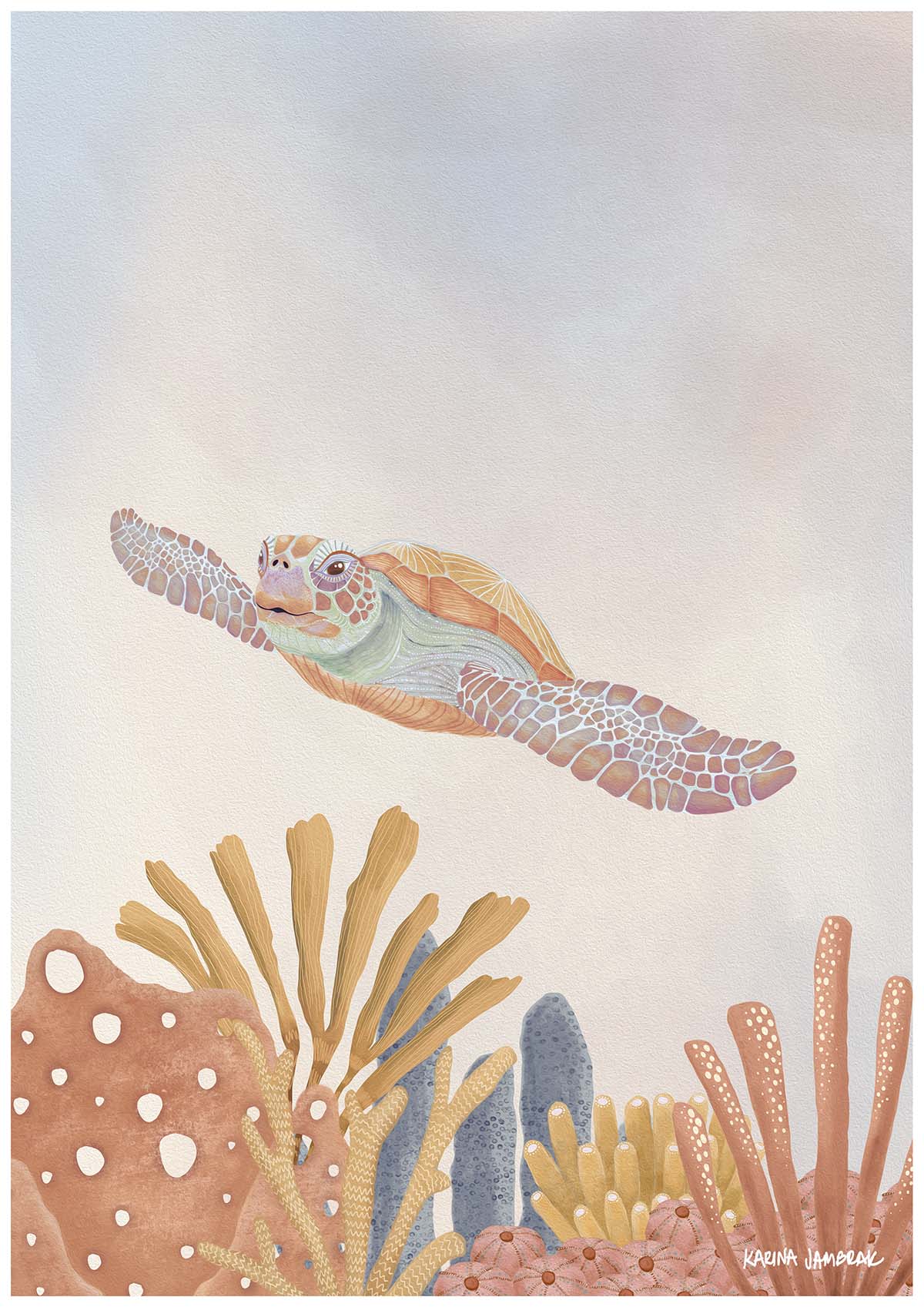 Reef Glider Fine Art Print