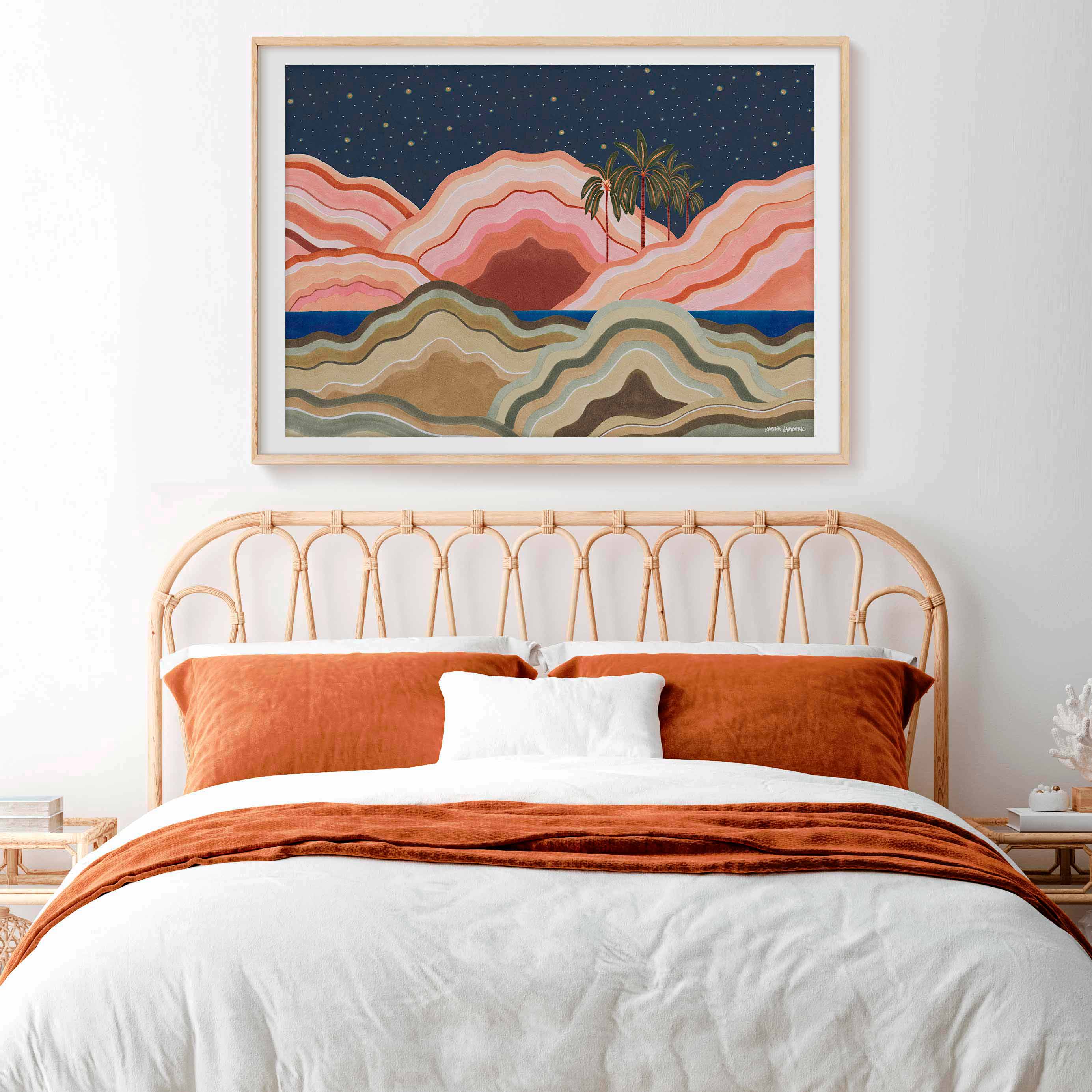 Starry Dunes Fine Art Print