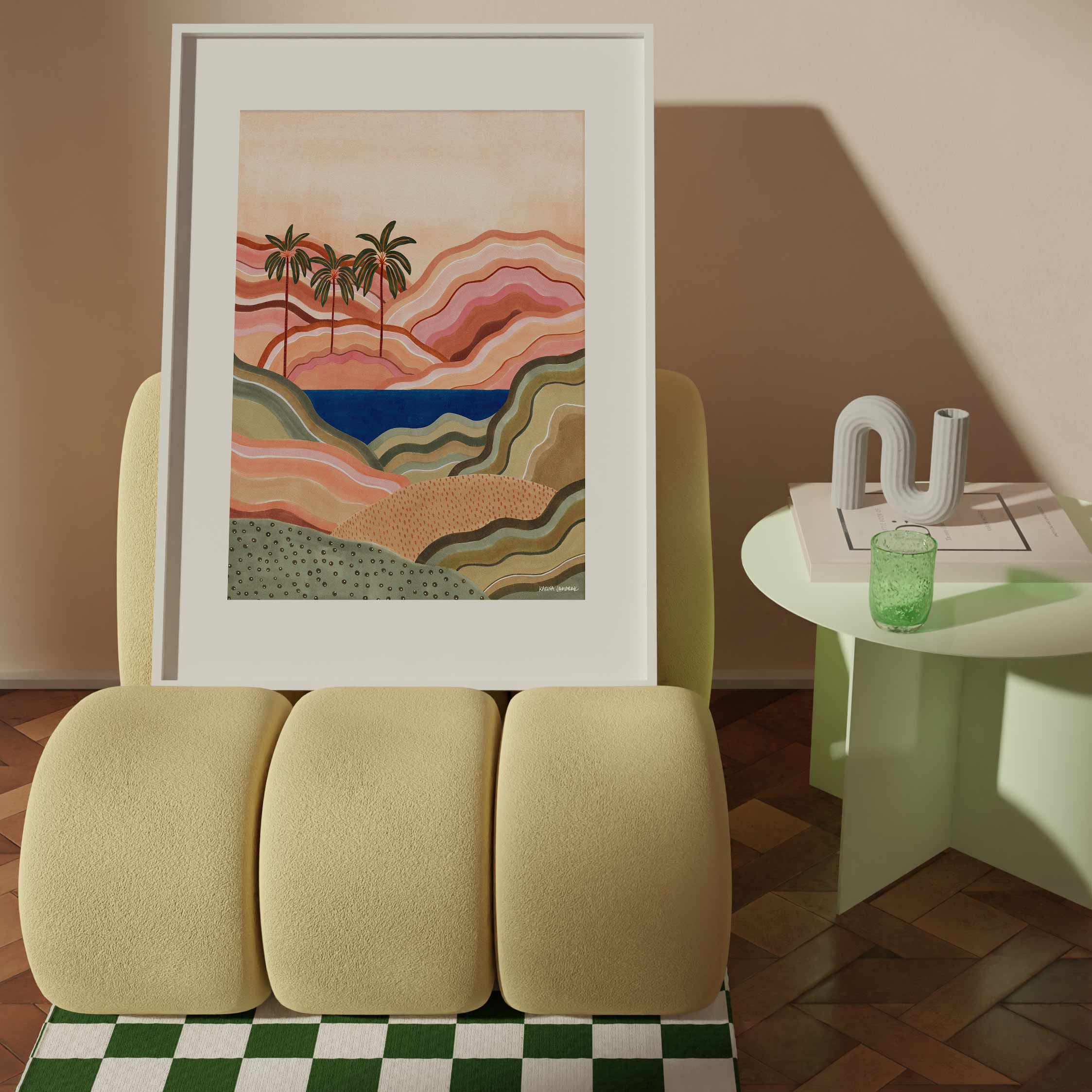 I Like It Here Fine Art Print