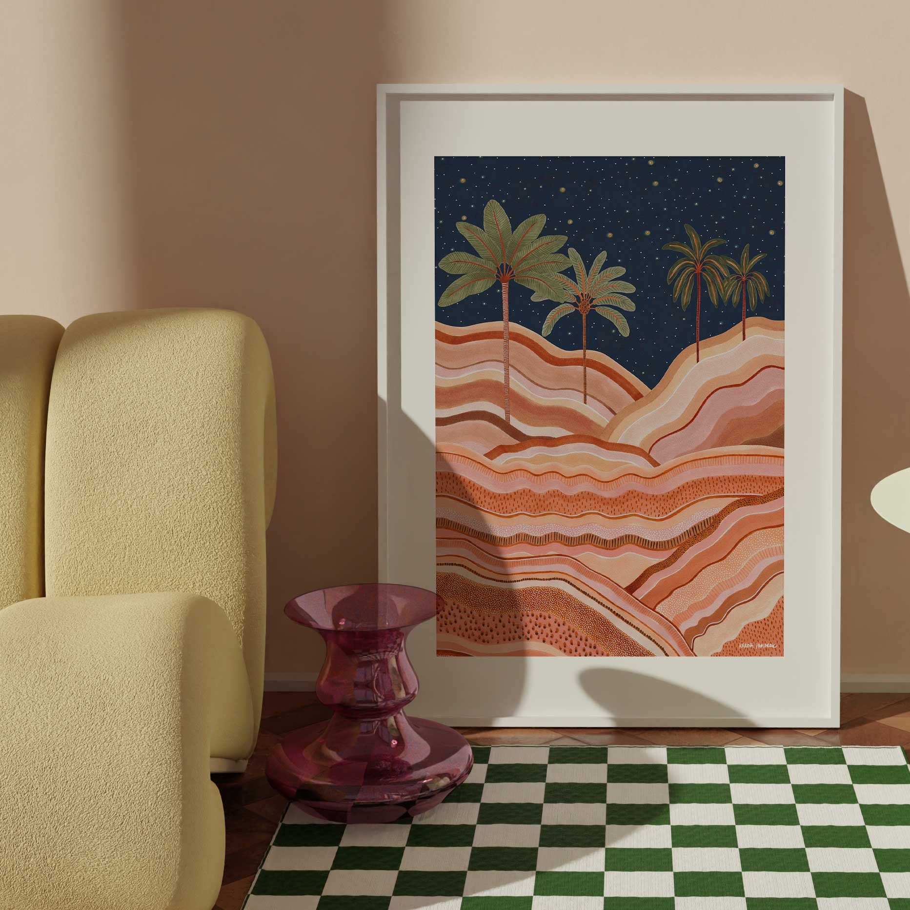 Midnight Reflection Fine Art Print