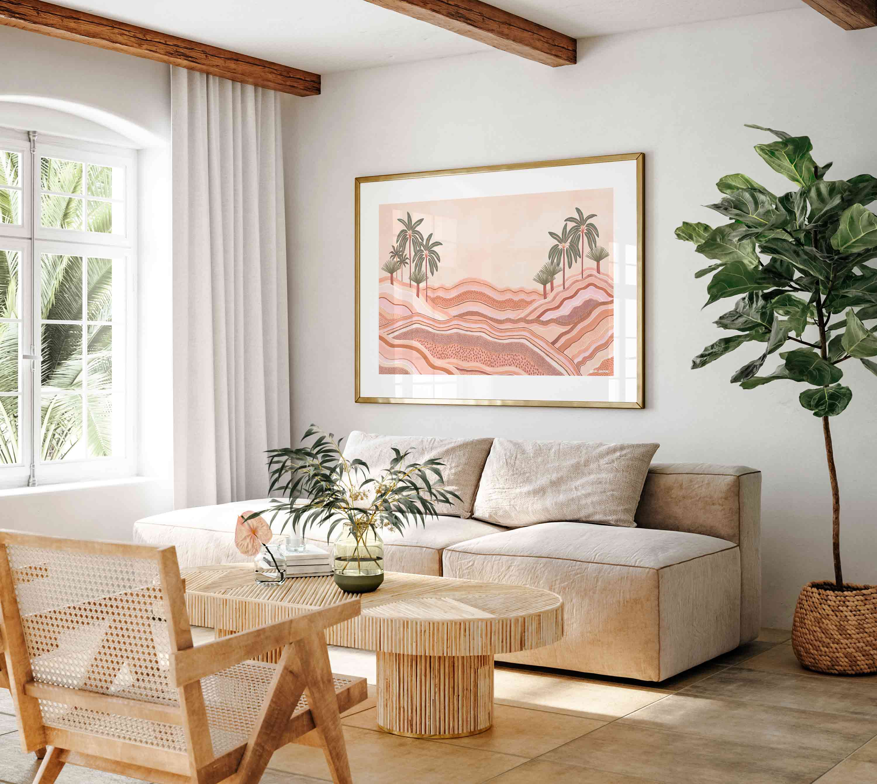 Sunset Vista Fine Art Print
