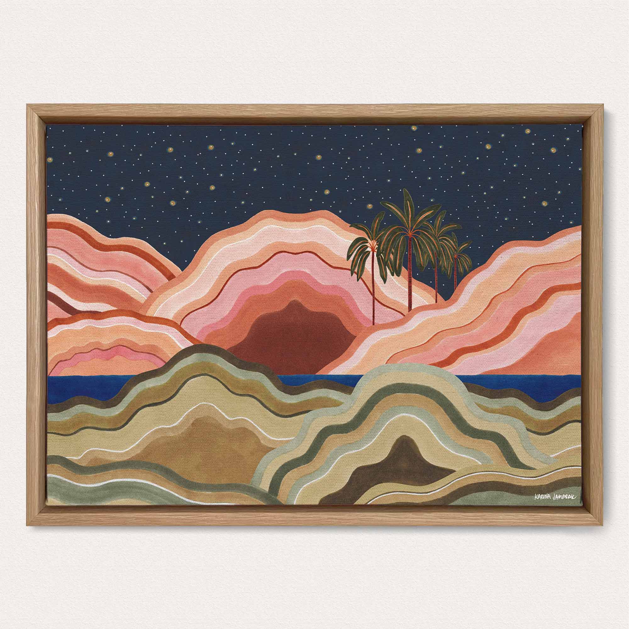Starry Dunes Fine Art Print