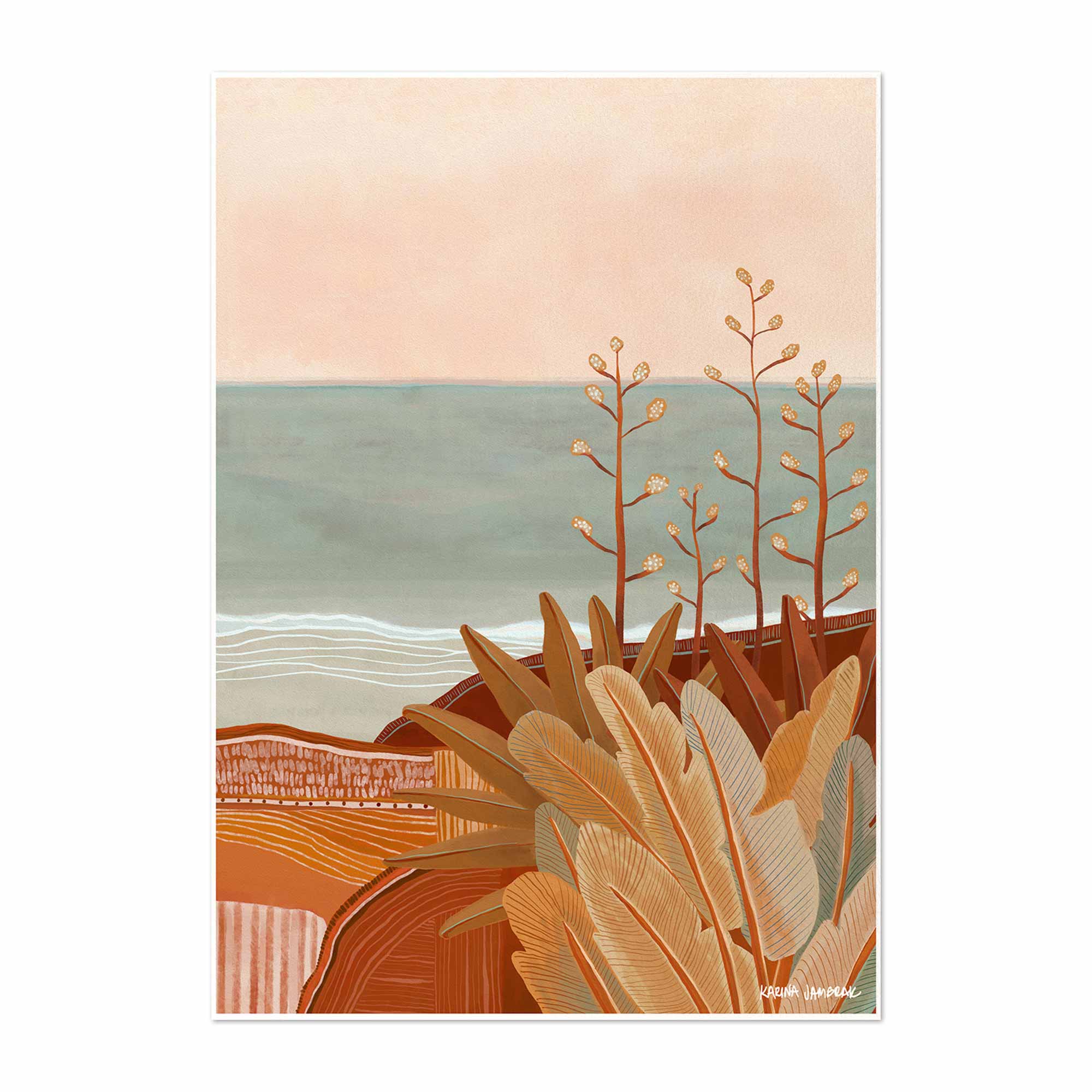Ocean Walk Vista Fine Art Print
