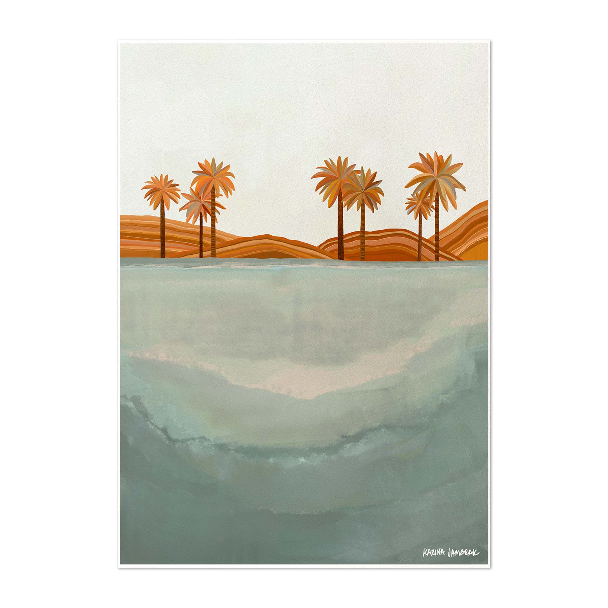 Shoreline Horizon Fine Art Print