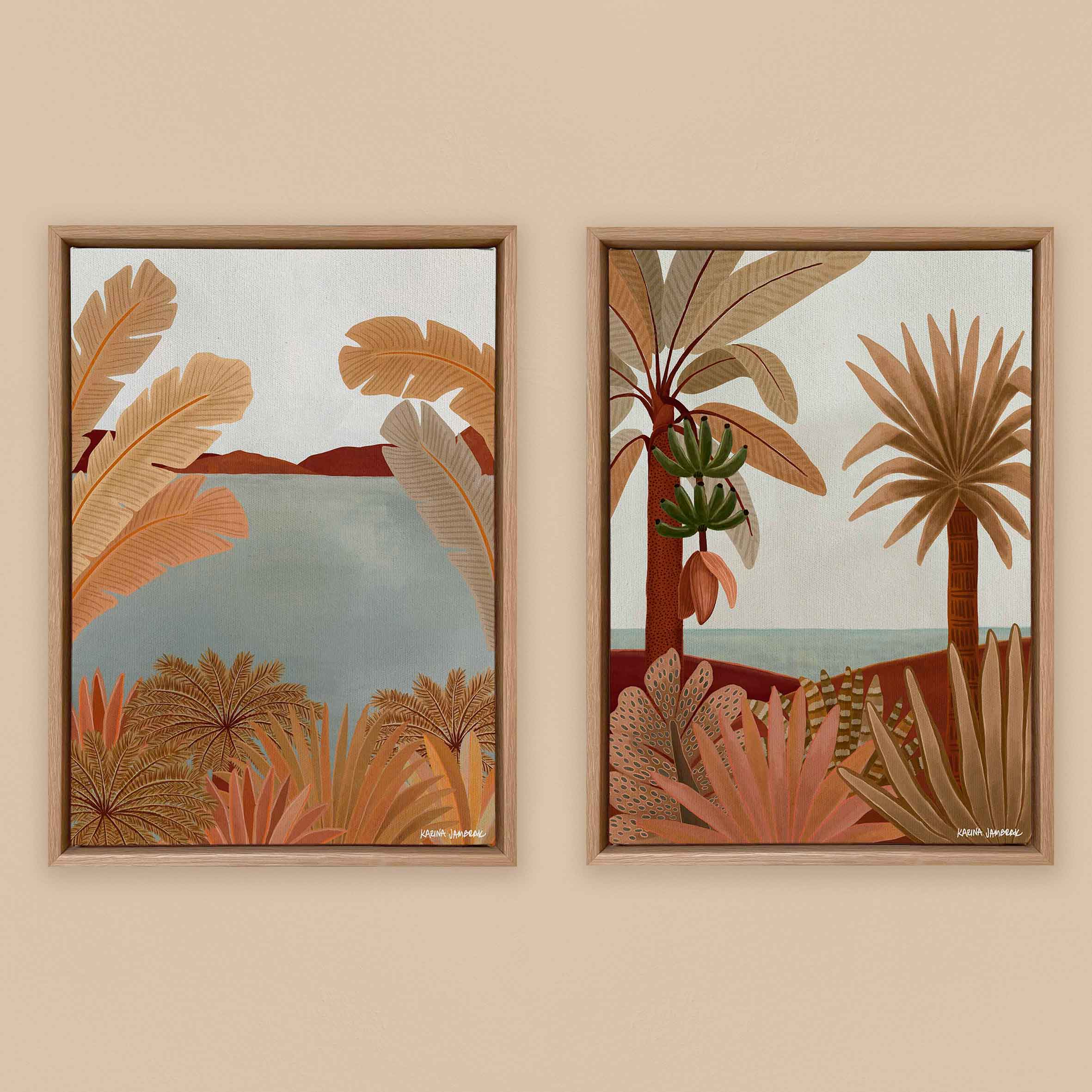 Rugged Coast SET OF 2 - COMBO G (canvas)