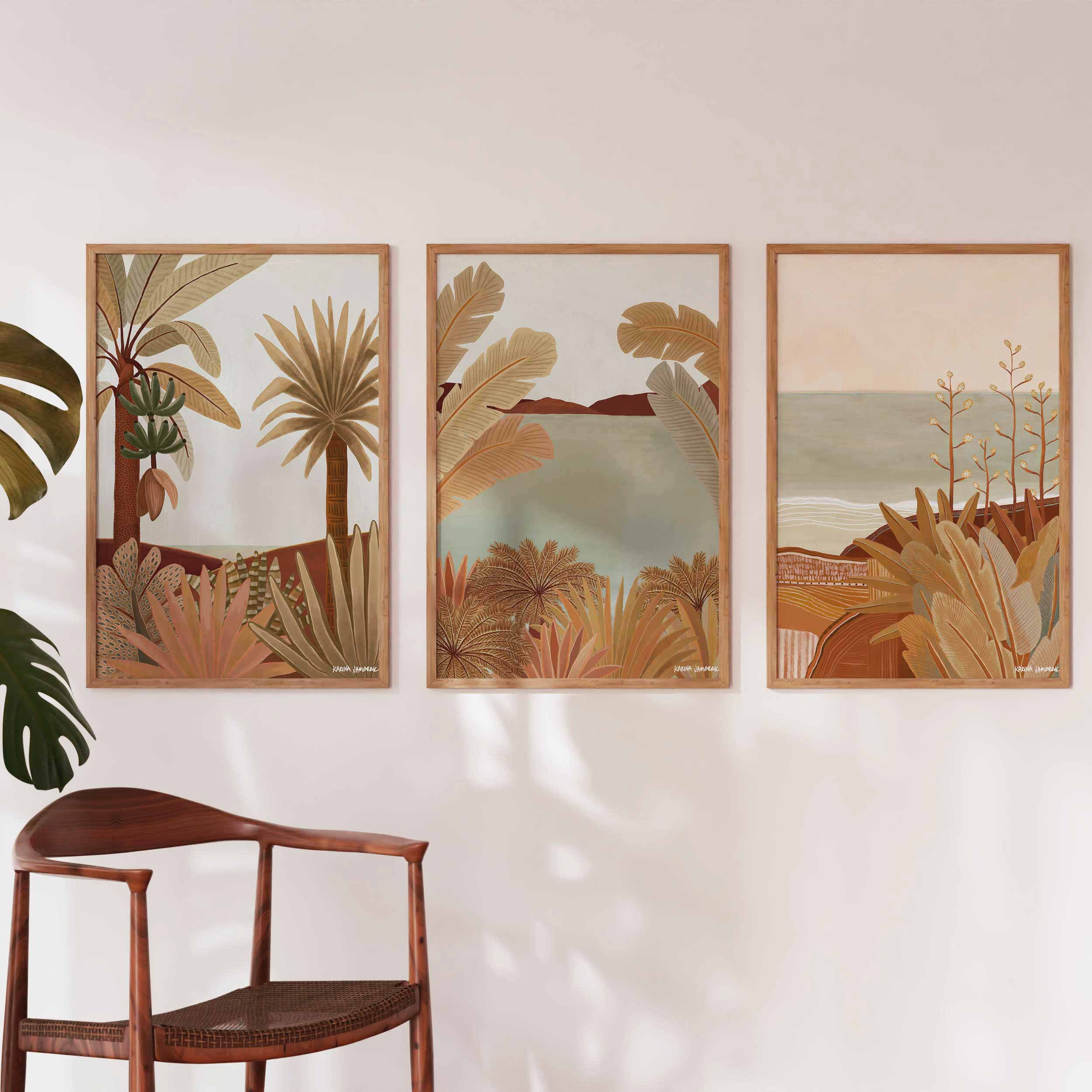 Ocean Walk Vista Fine Art Print