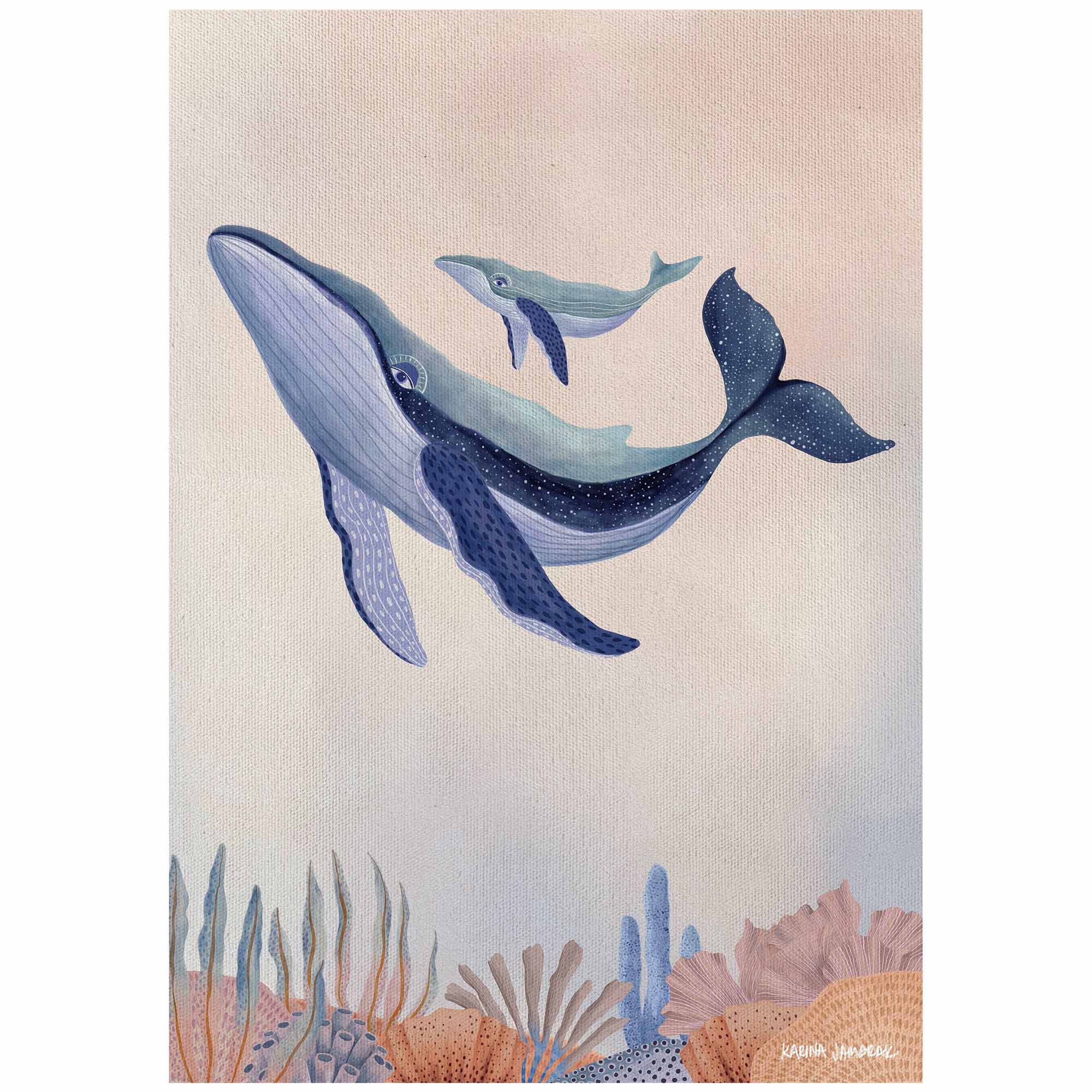 Floating In The Deep Fine Art Print