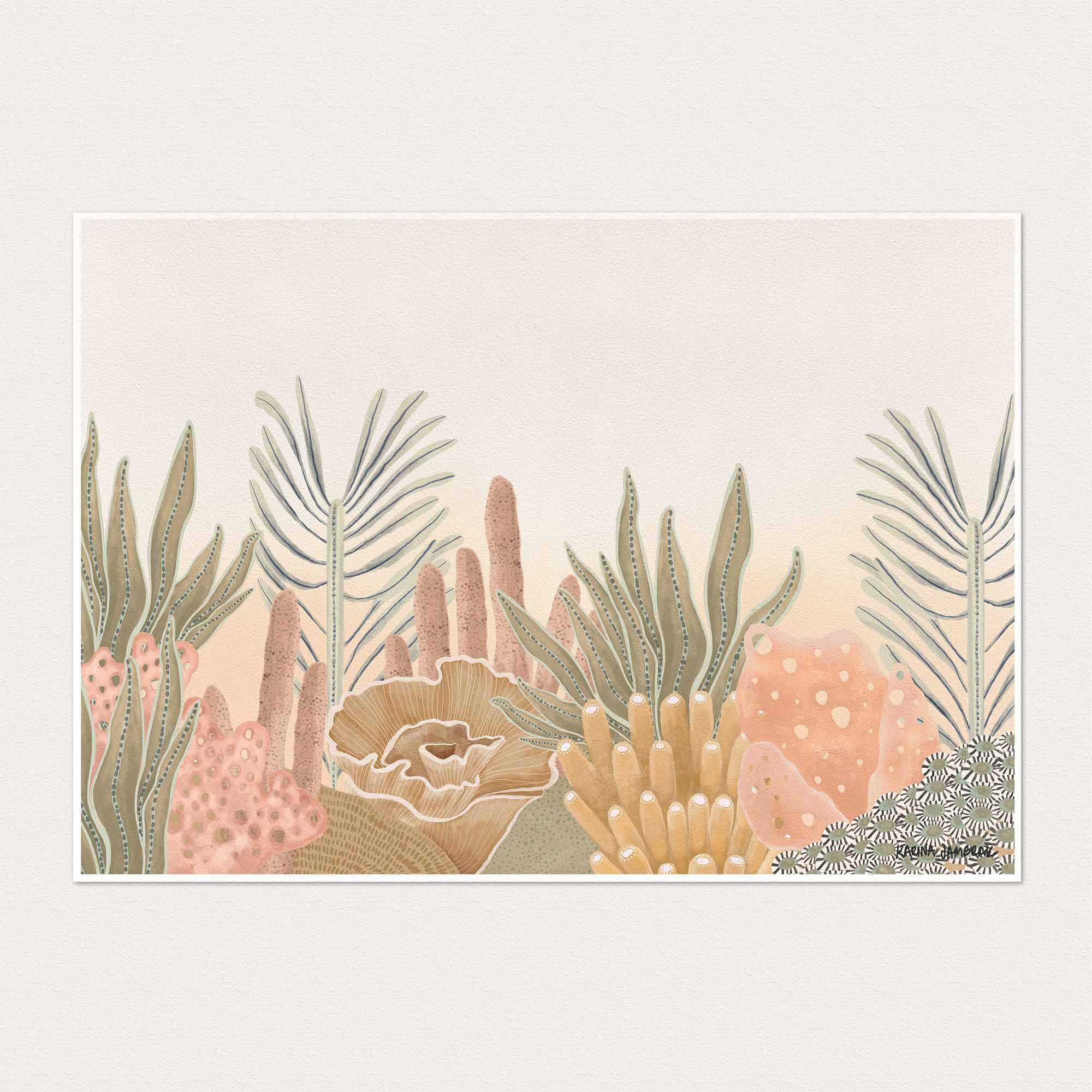 Garden Reef Seascape Fine Art Print