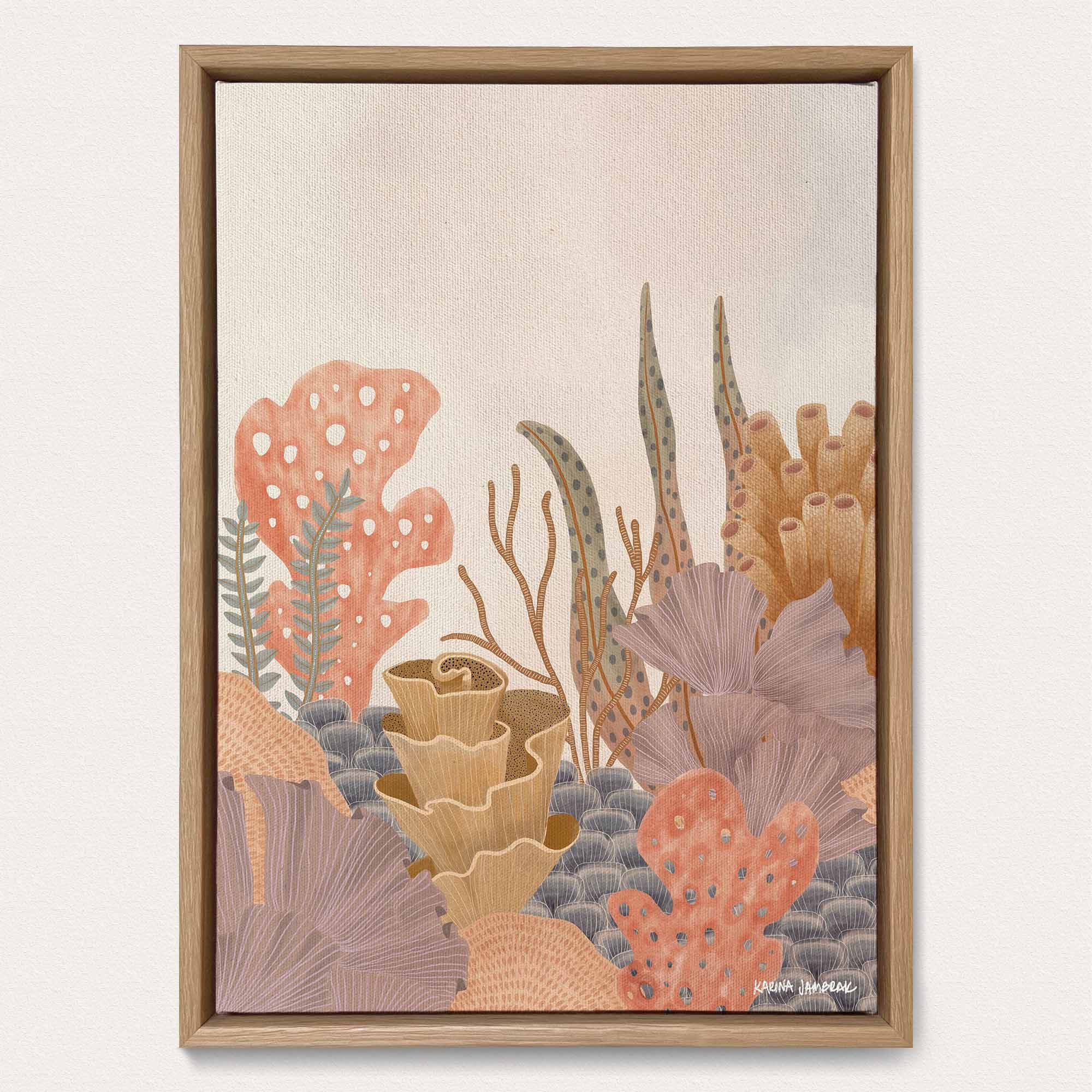 Pastel Reef I Fine Art Print