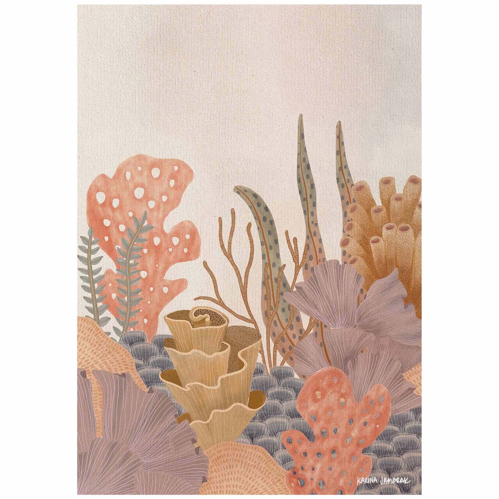 Pastel Reef I Fine Art Print