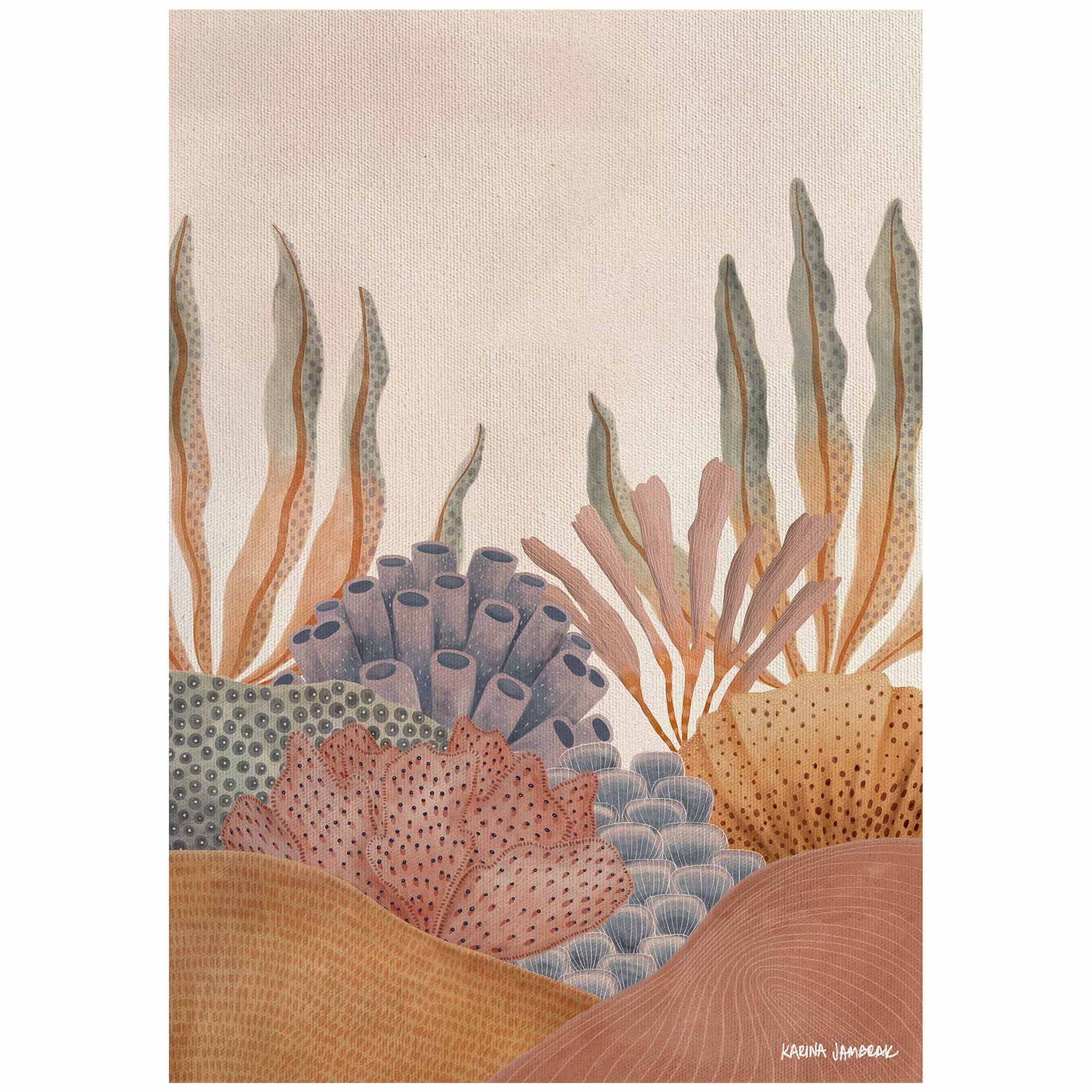 Pastel Reef II Fine Art Print