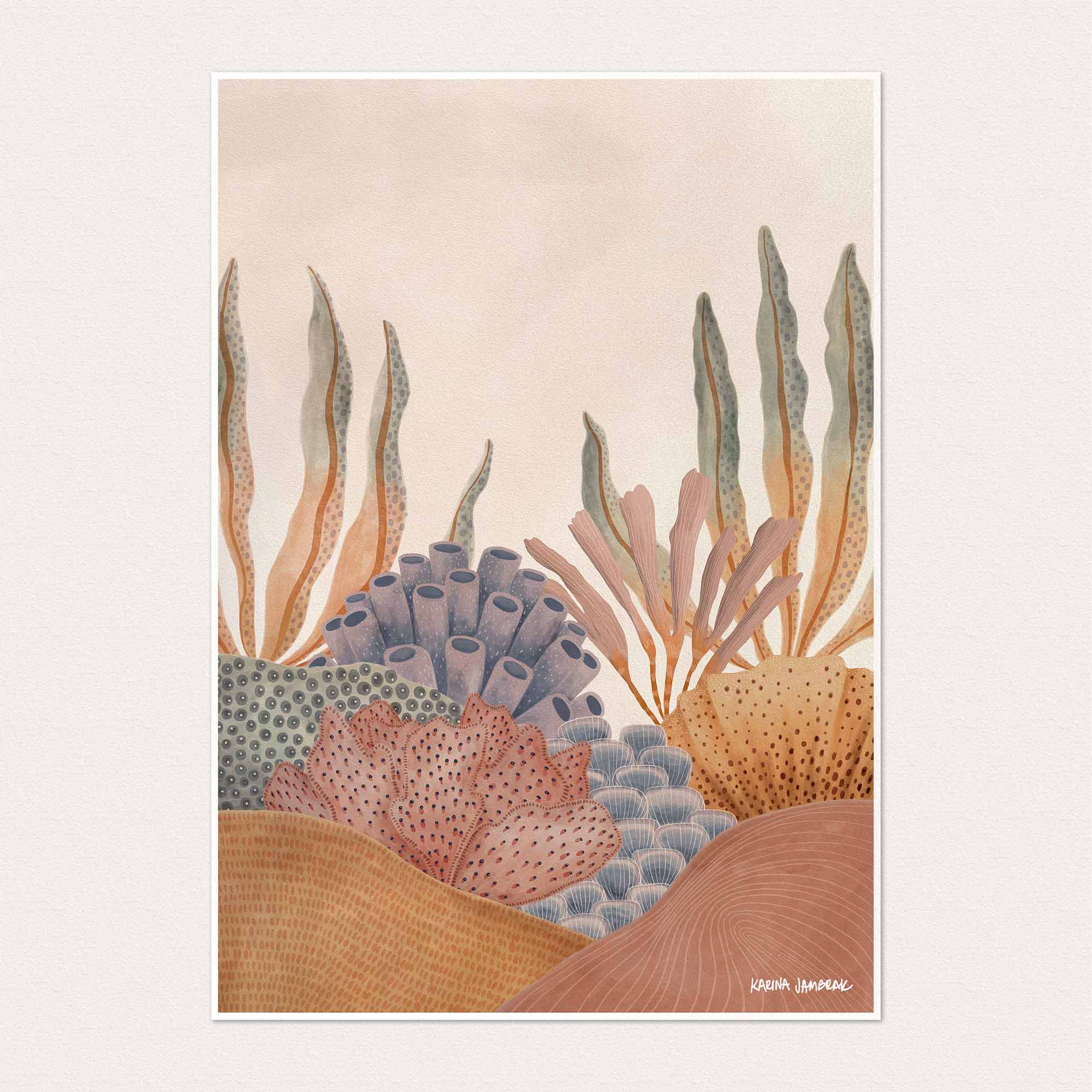 Pastel Reef II Fine Art Print