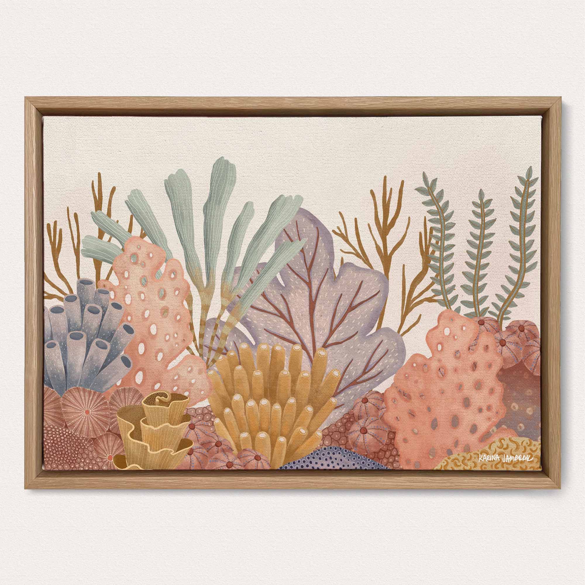 Pastel Reef Seascape Fine Art Print