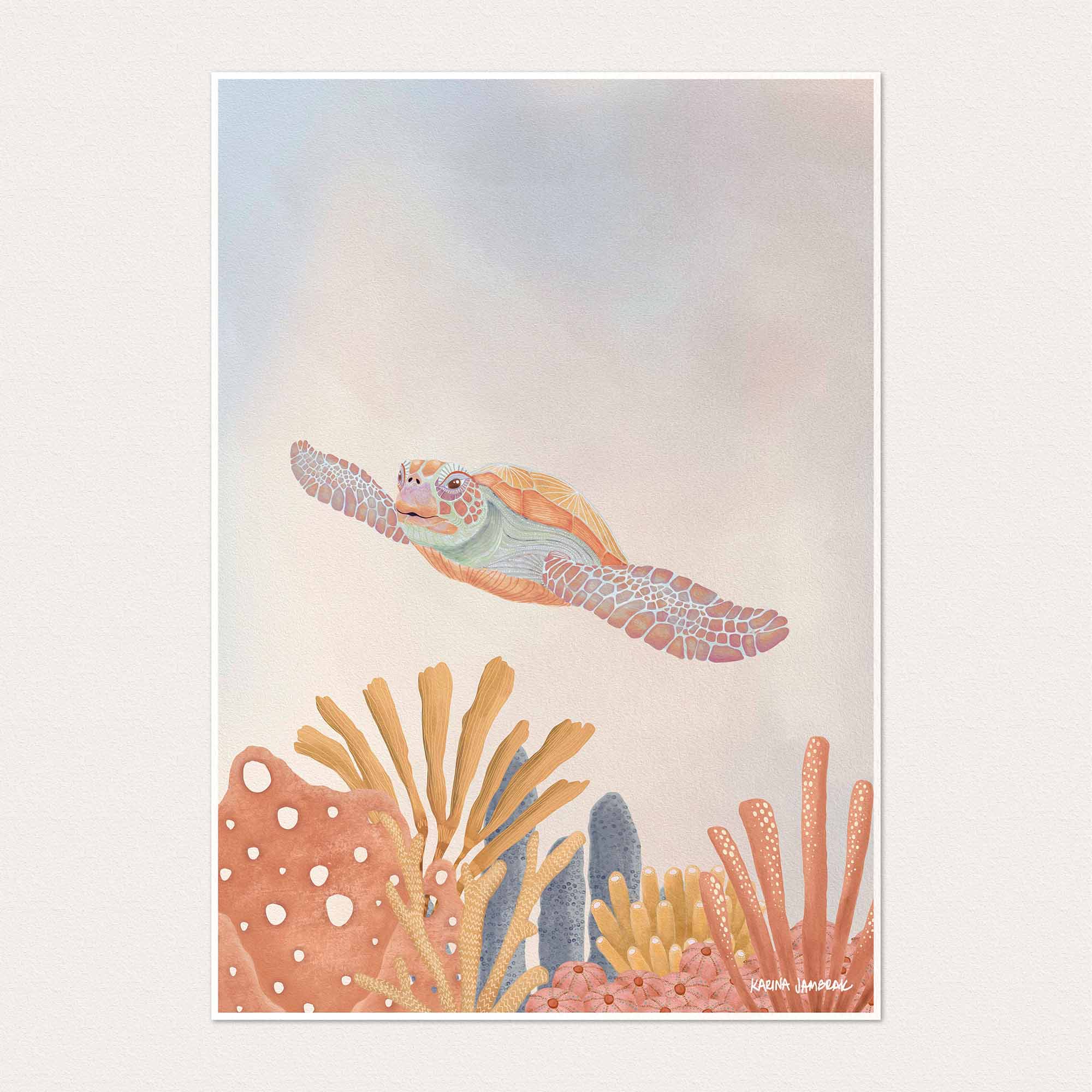 Reef Glider Fine Art Print