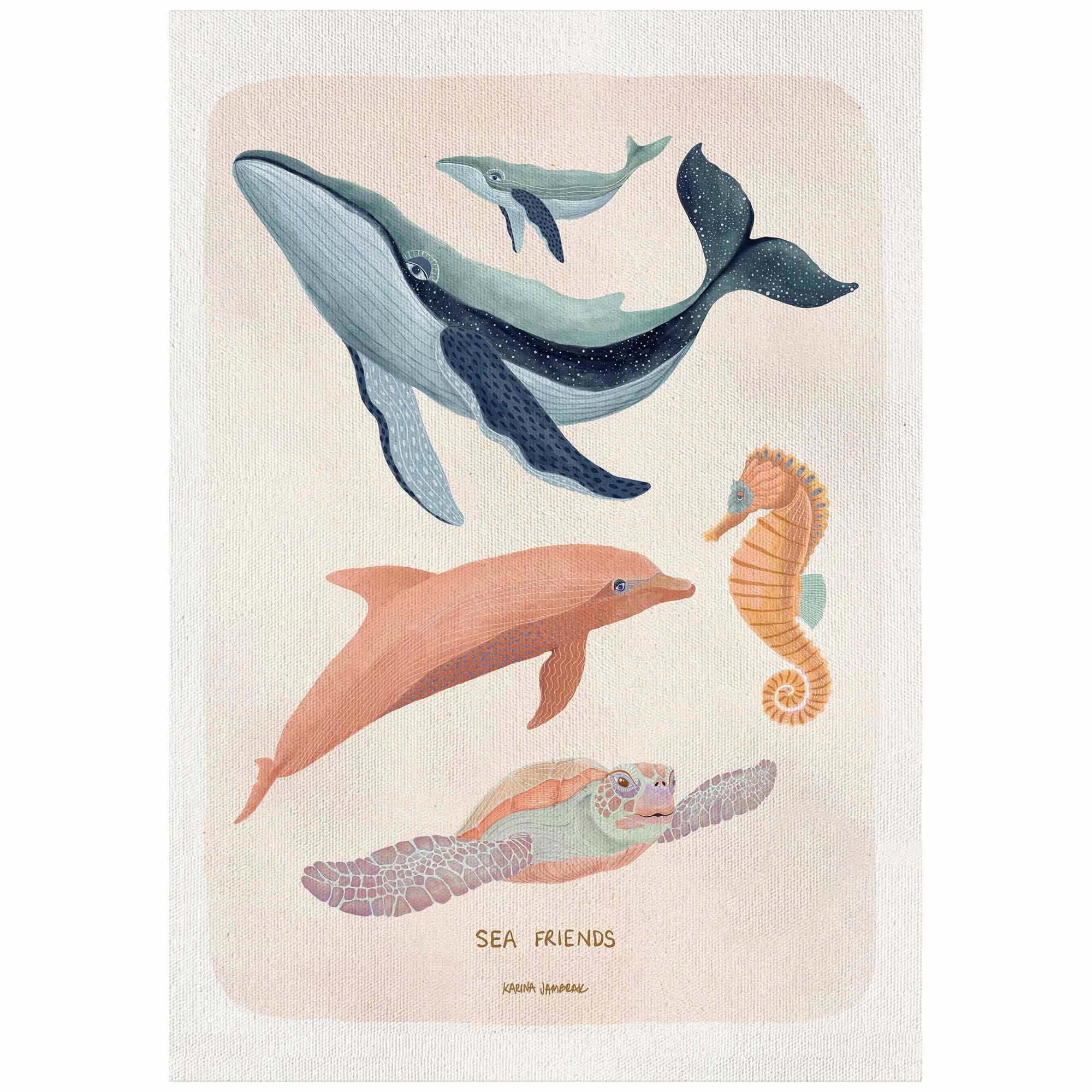 Sea Friends Fine Art Print
