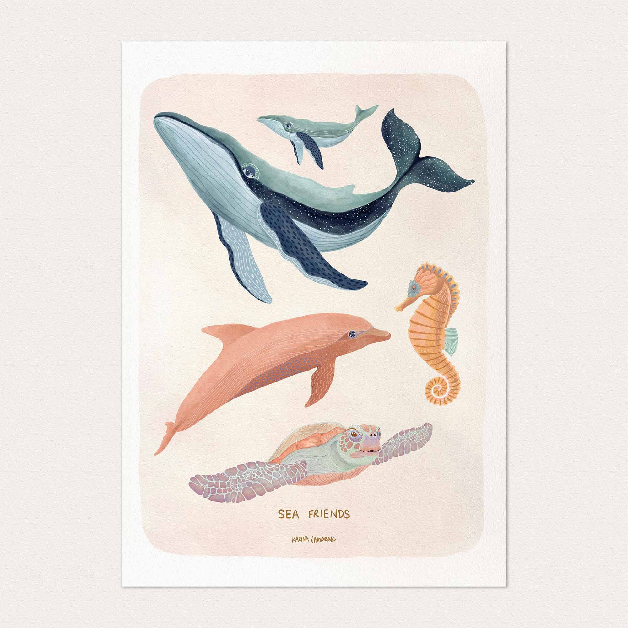 Sea Friends Fine Art Print