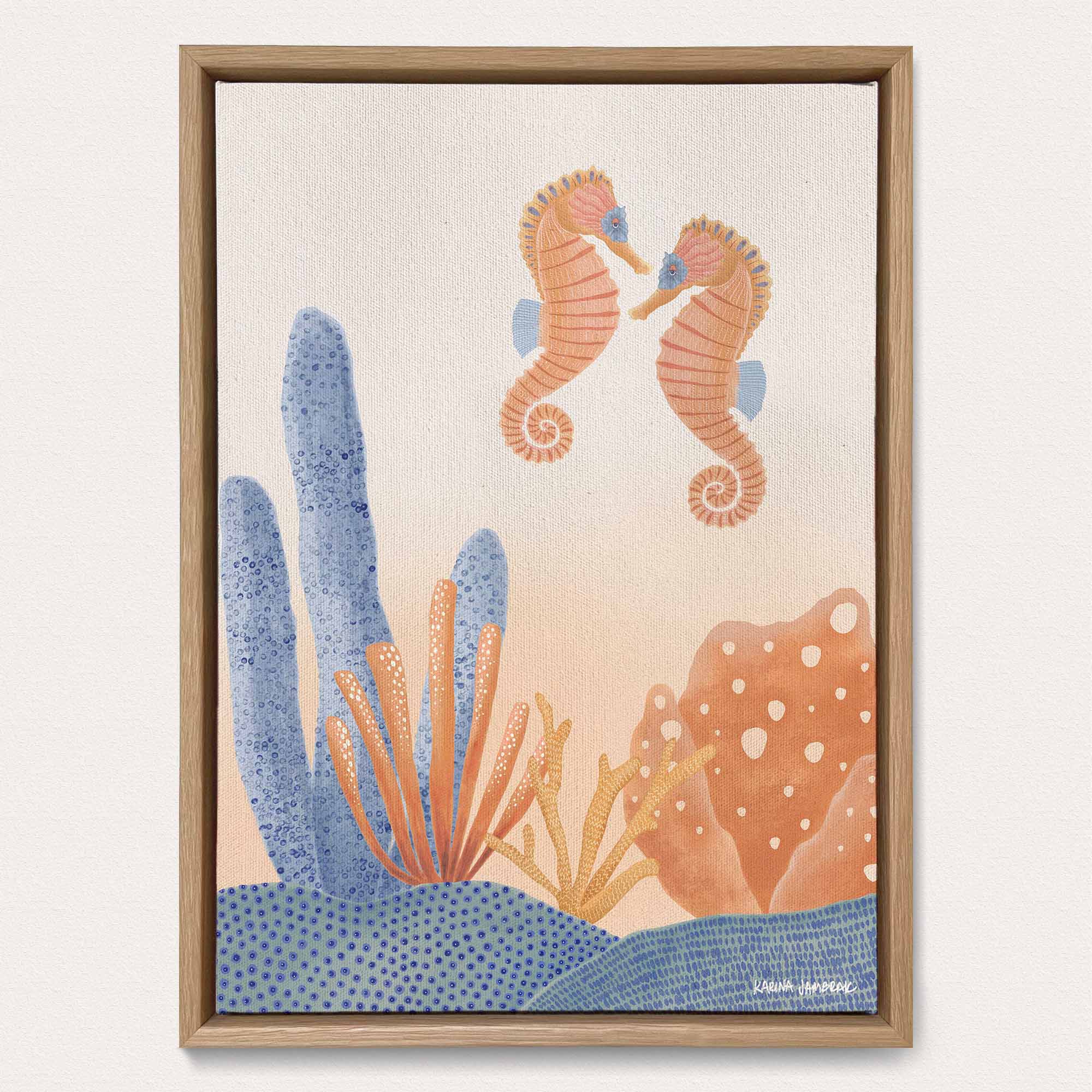 Seahorse Duo Fine Art Print