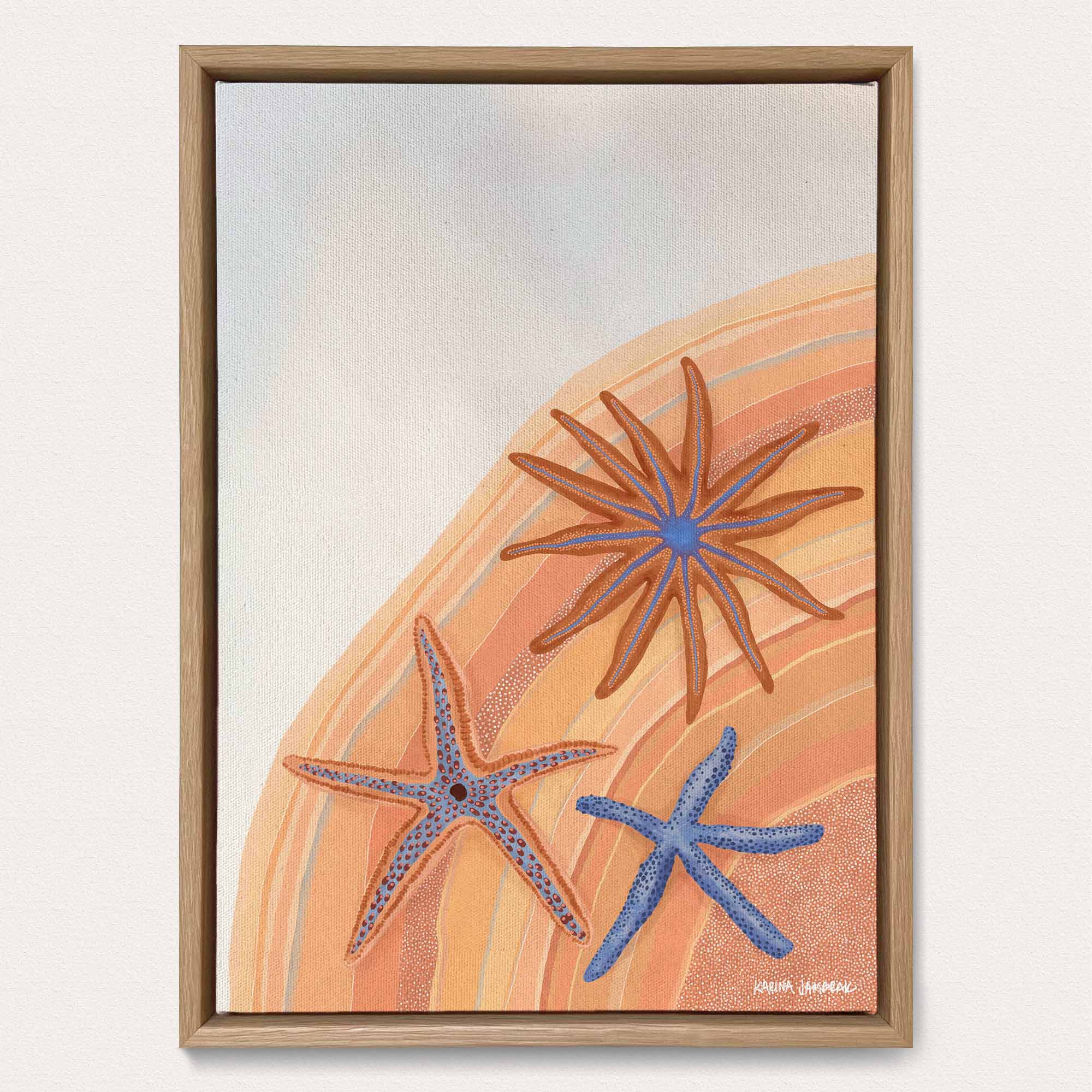 Sparkling Sea Stars Fine Art Print
