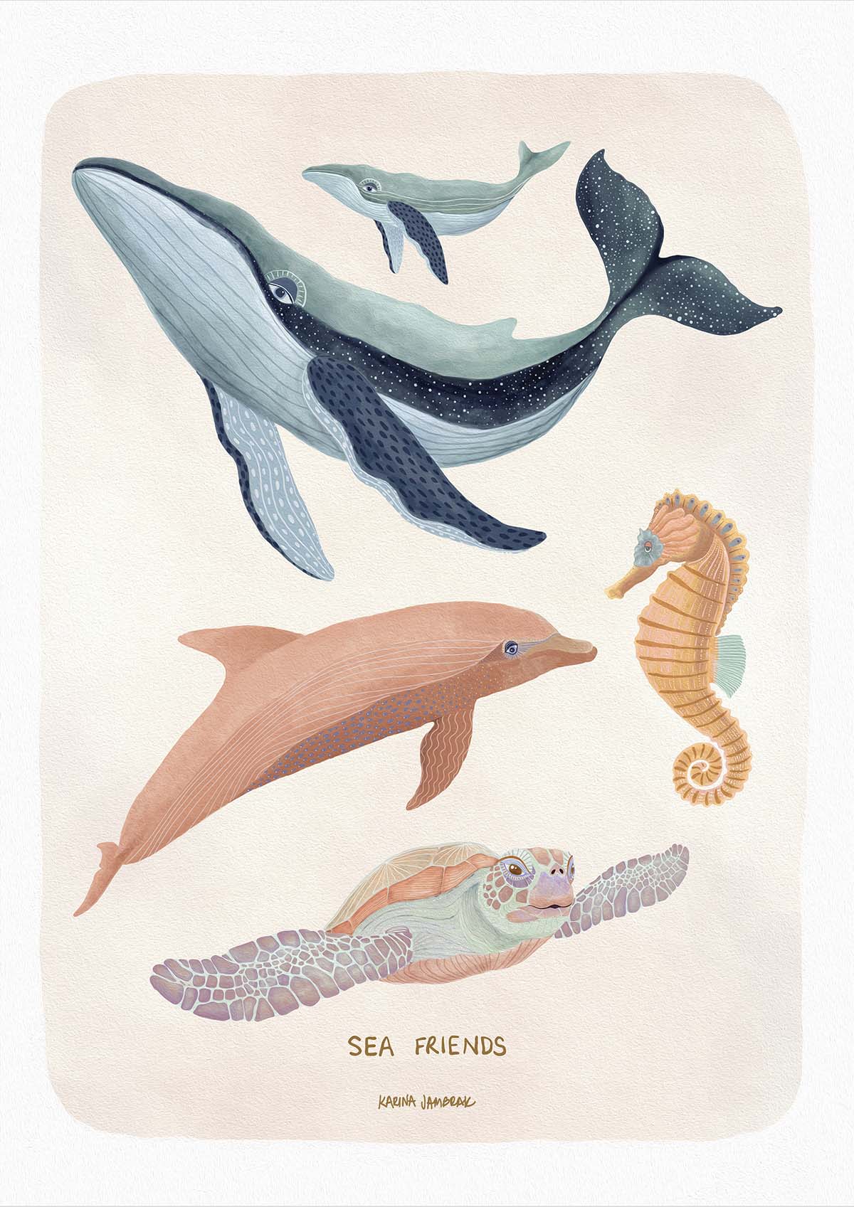 Sea Friends Fine Art Print