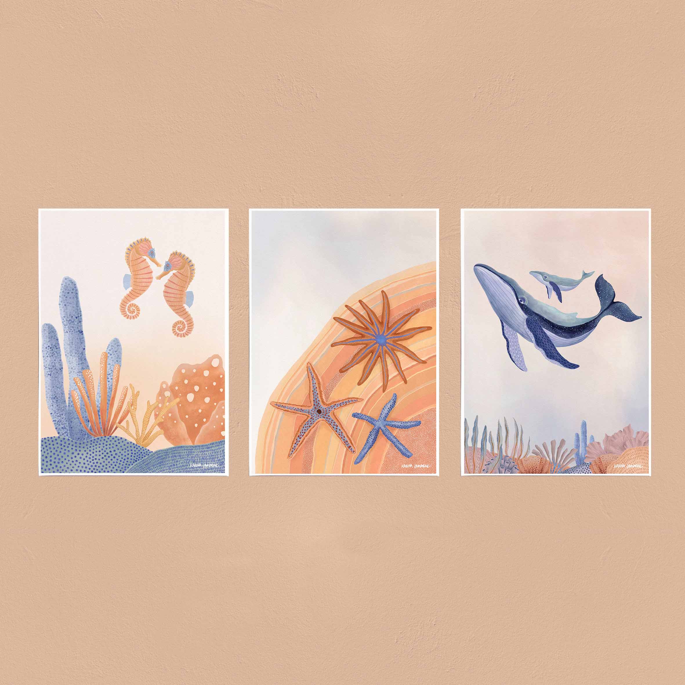 Sparkling Sea Stars Fine Art Print