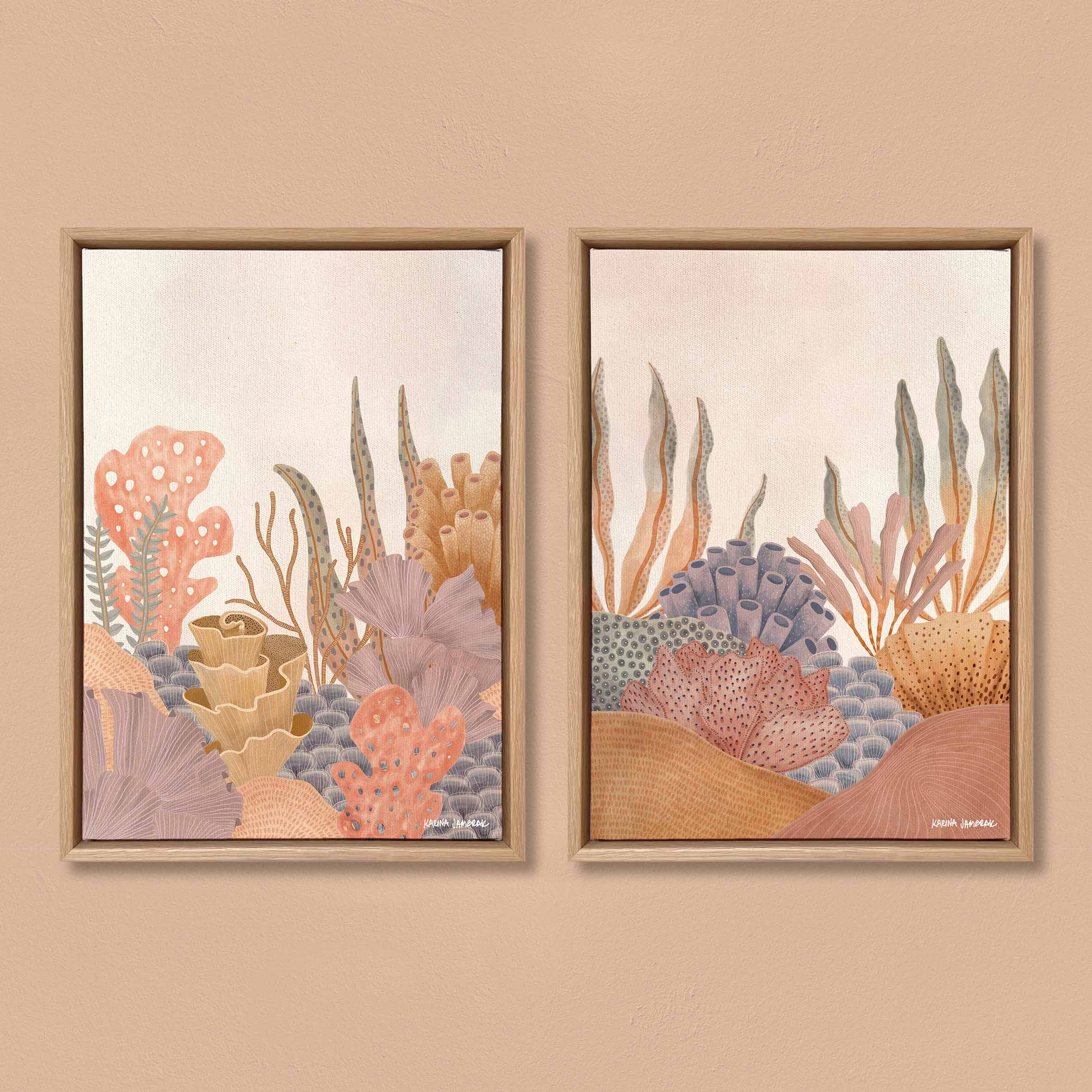 Pastel Reef I Fine Art Print