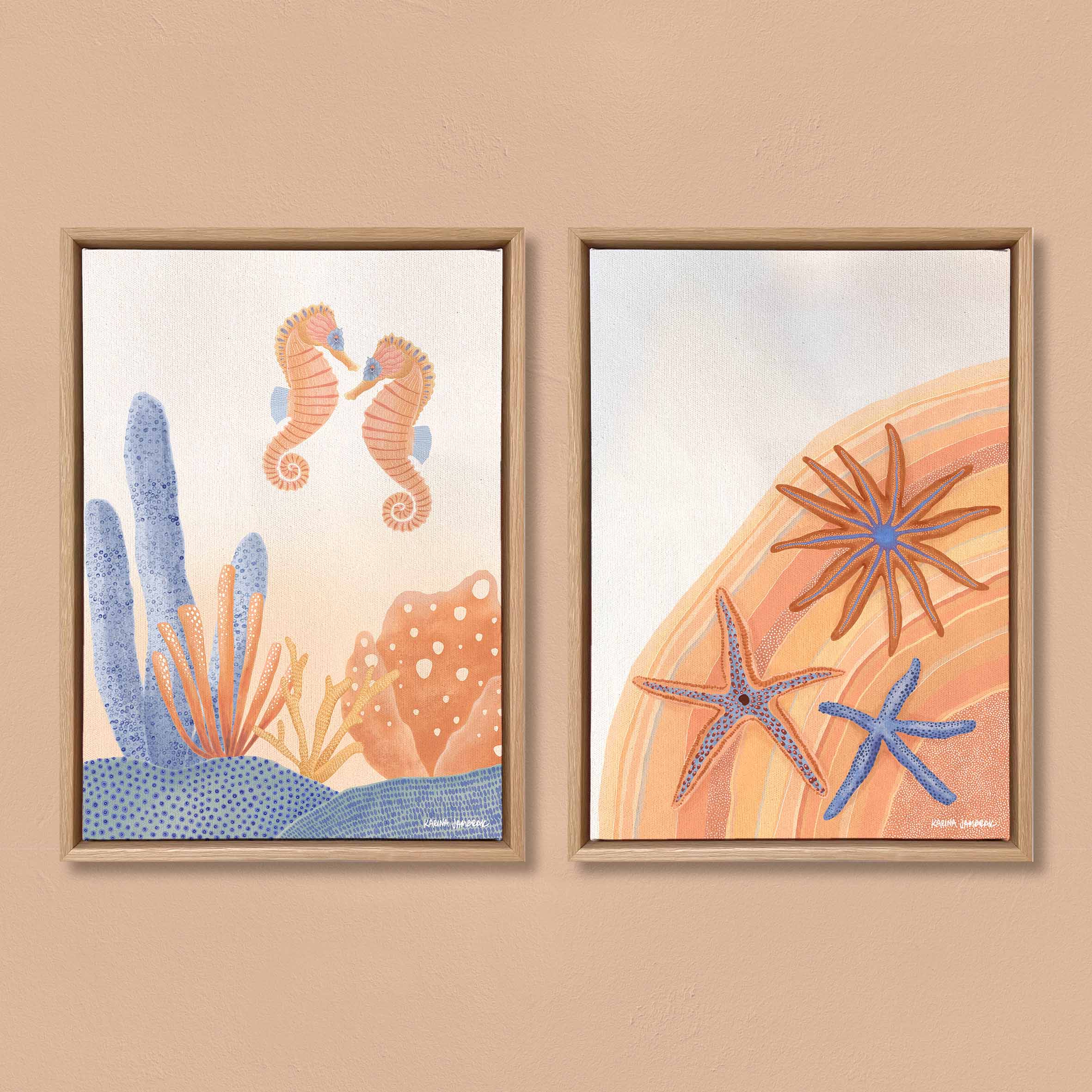 Sparkling Sea Stars Fine Art Print