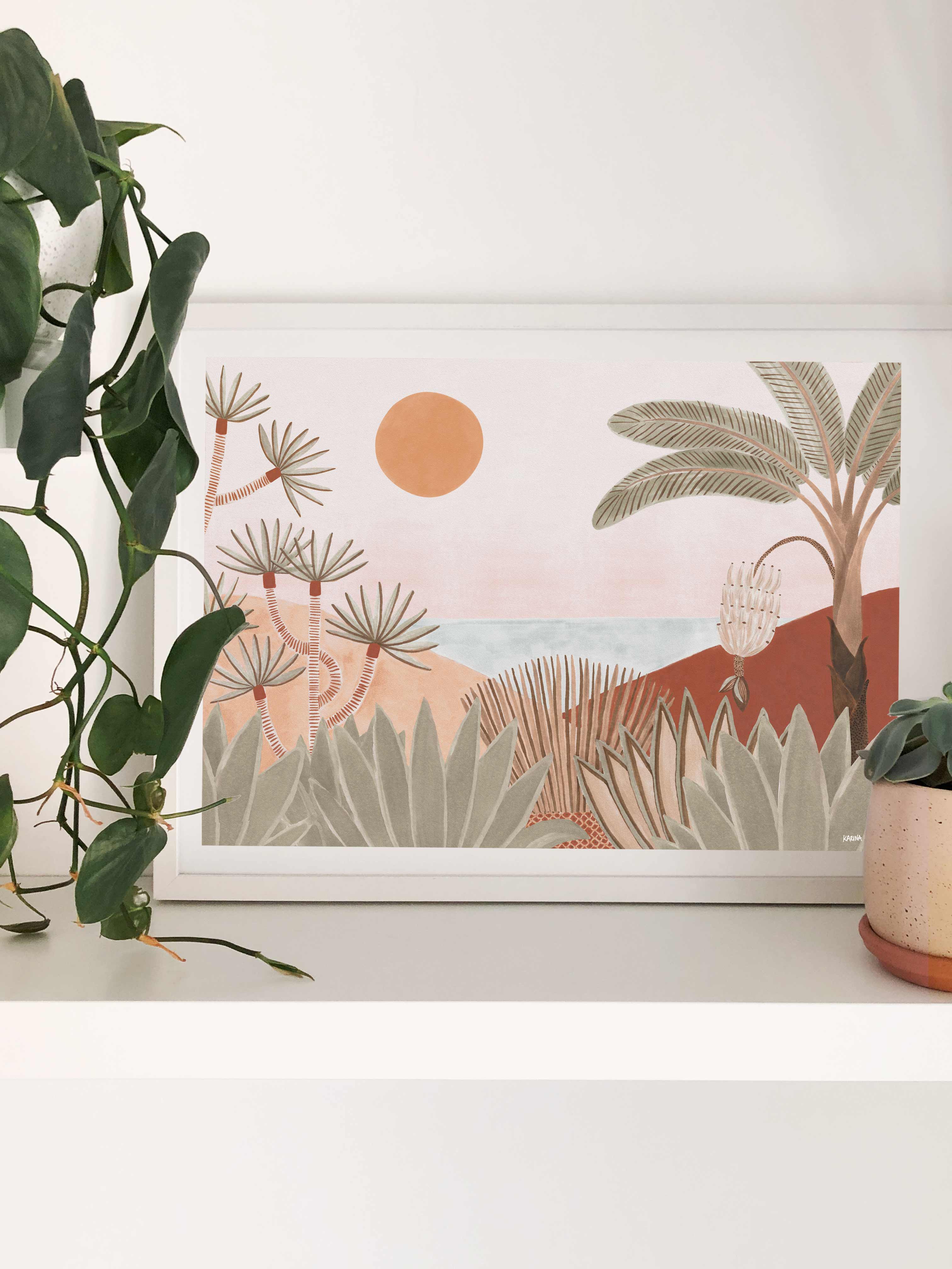Sunlit Views Fine Art Print