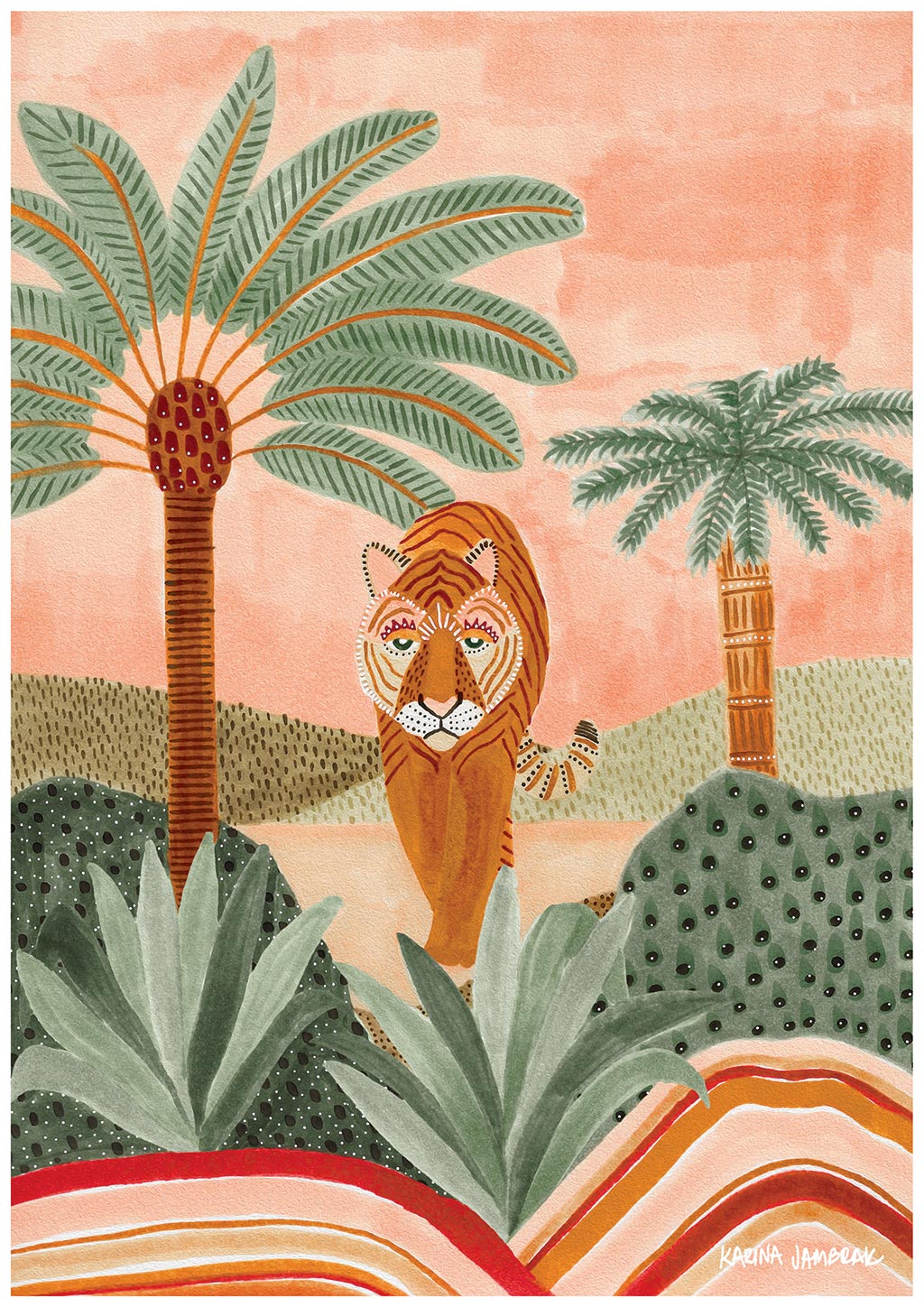 Tava The Tiger Fine Art Print