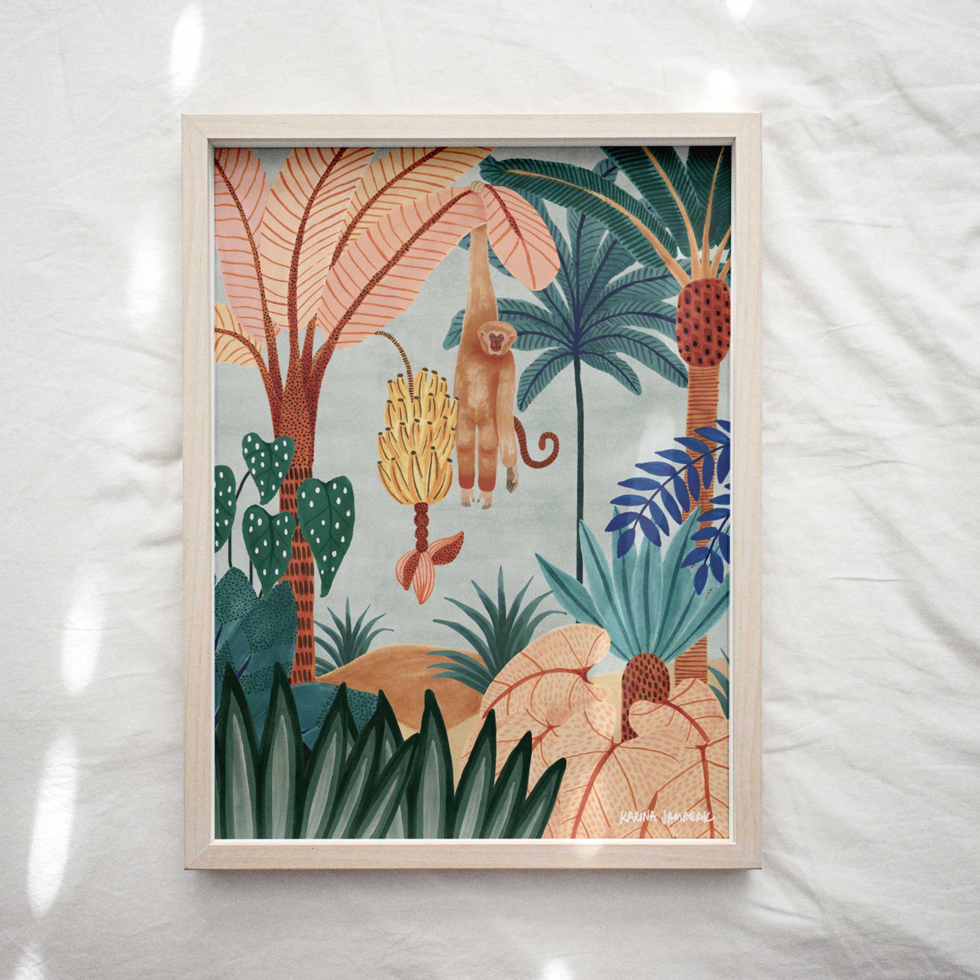 Banana Palm Days Fine Art Print