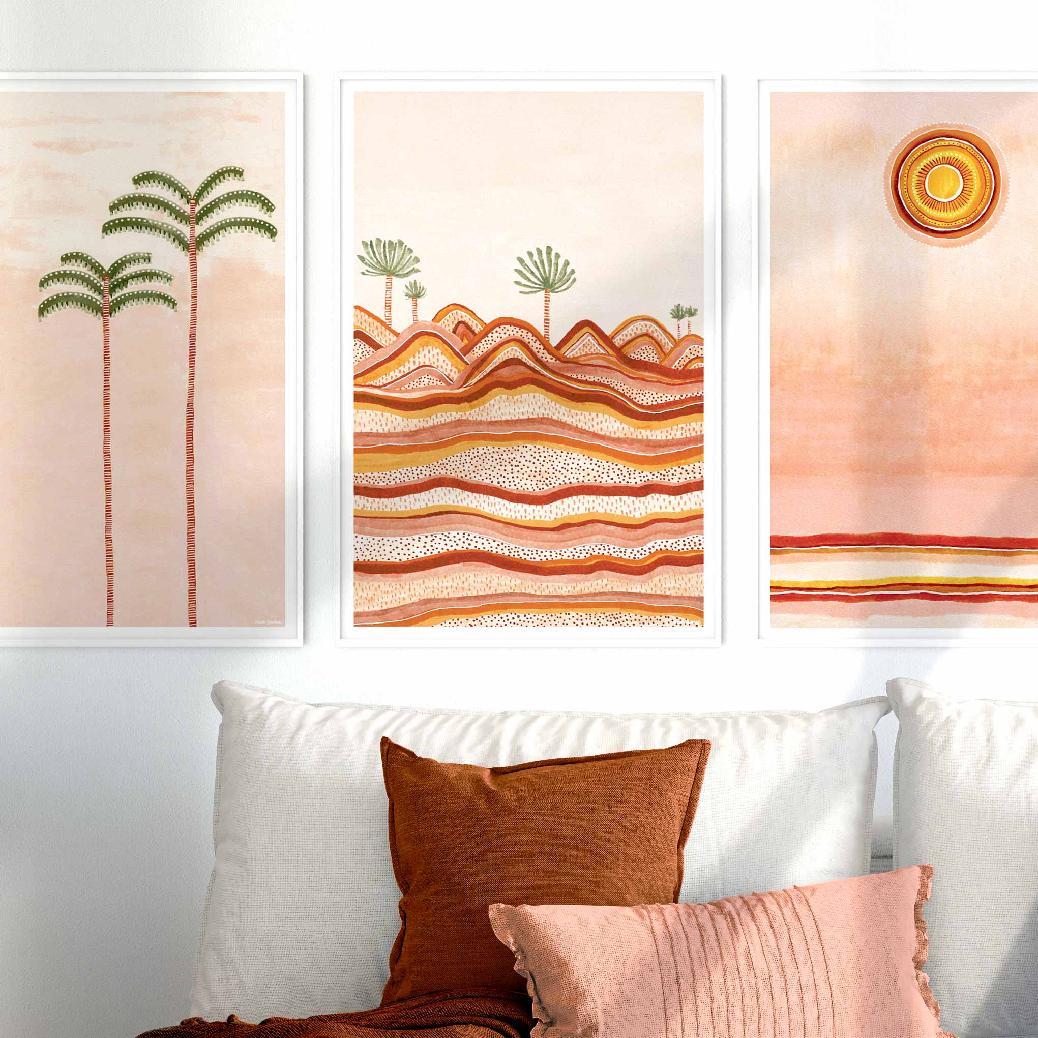 Contoured Lands Fine Art Print